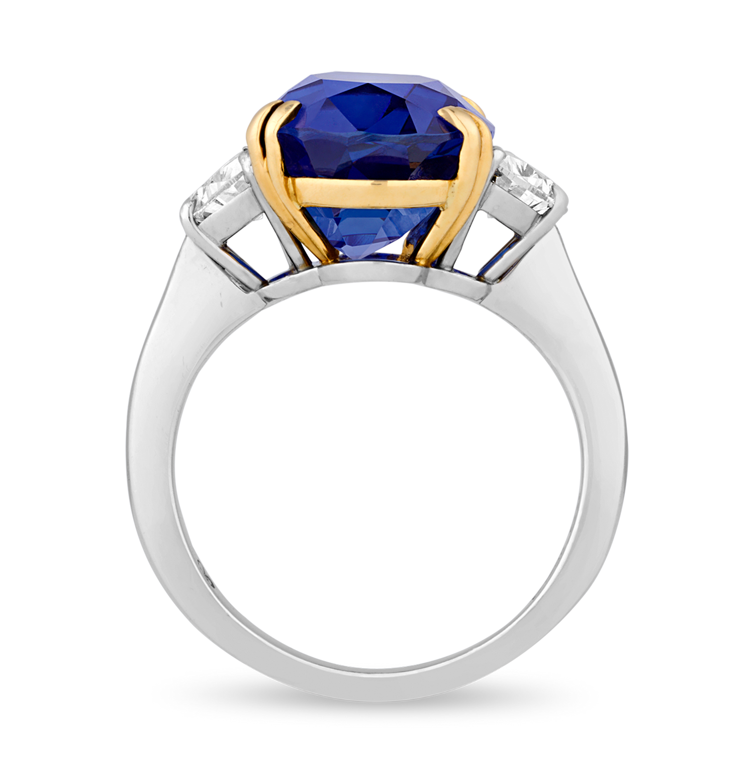 Unheated Burma Sapphire Ring, 8.07 carats