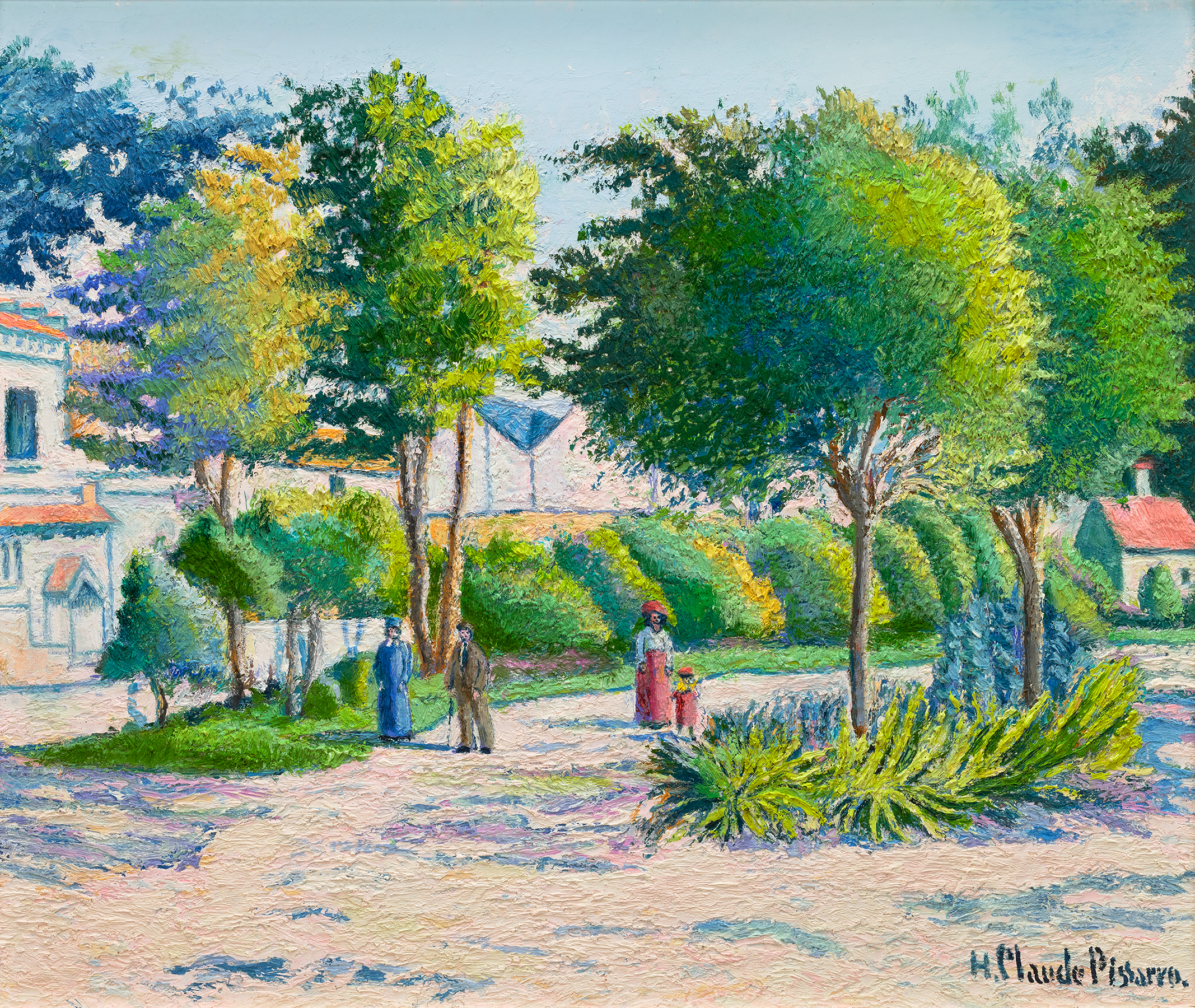 Le jardin municipal, Noisy-le-Sec by H. Claude Pissarro