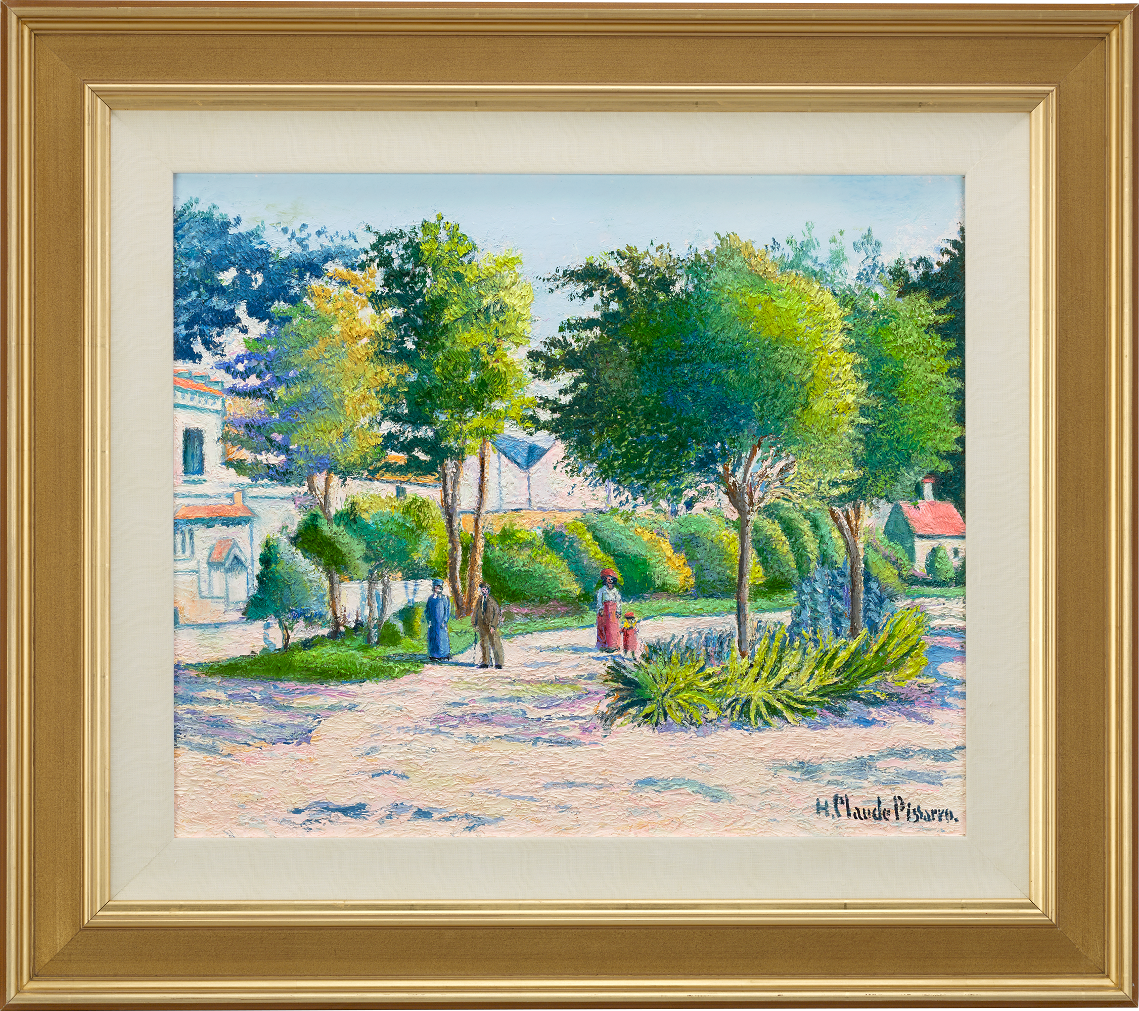 Le jardin municipal, Noisy-le-Sec by H. Claude Pissarro