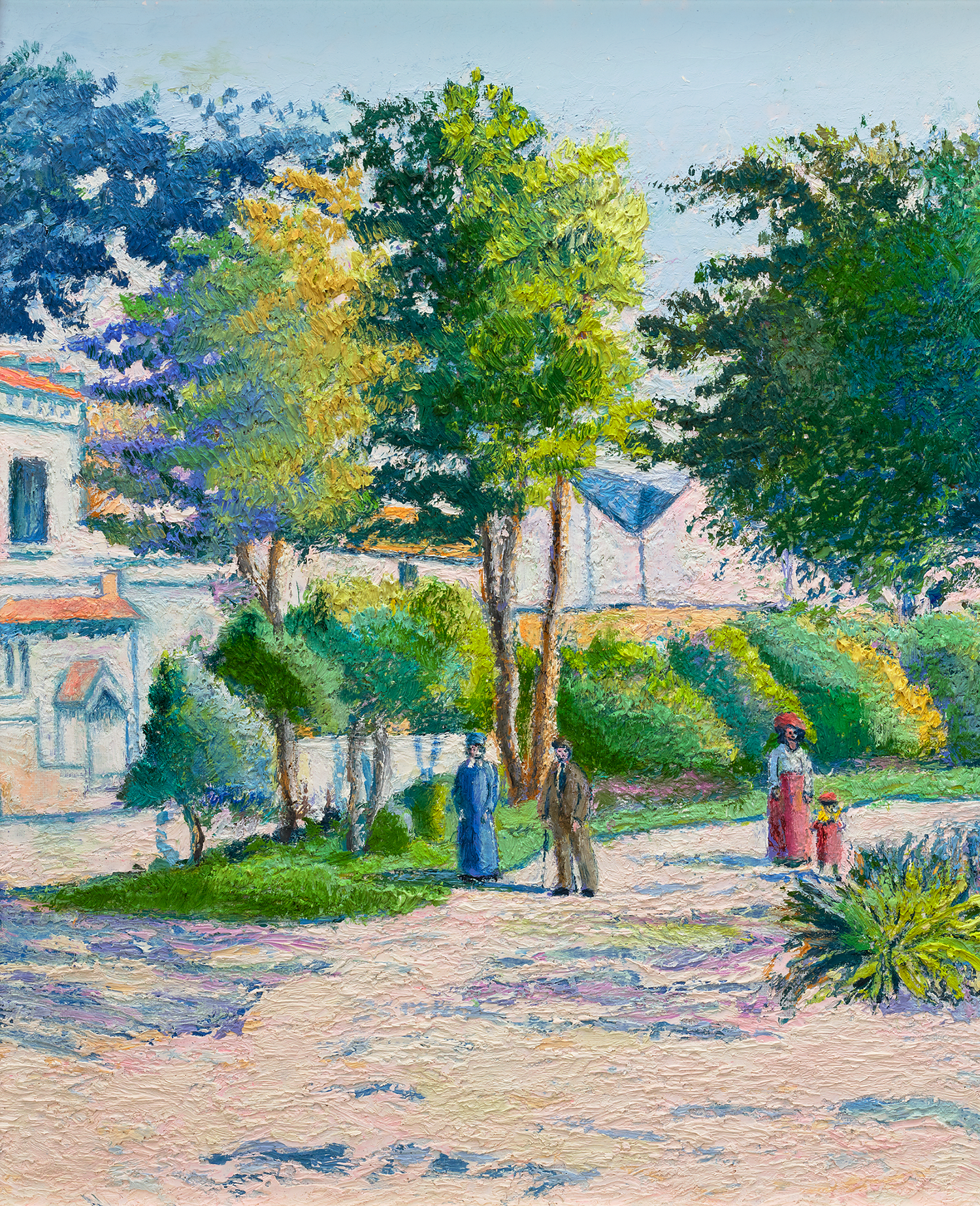 Le jardin municipal, Noisy-le-Sec by H. Claude Pissarro