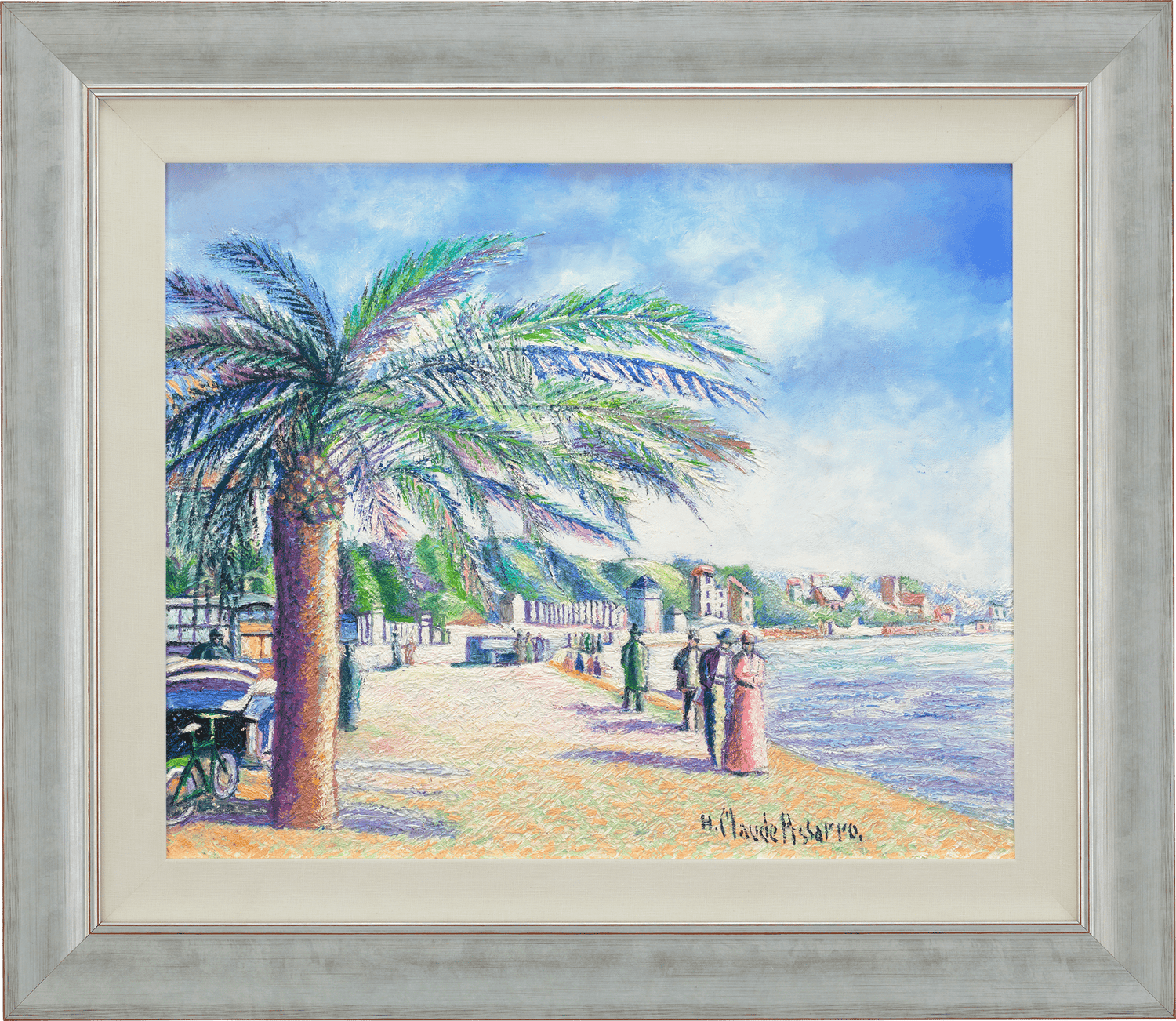 Promenade sur la plage by H. Claude Pissarro