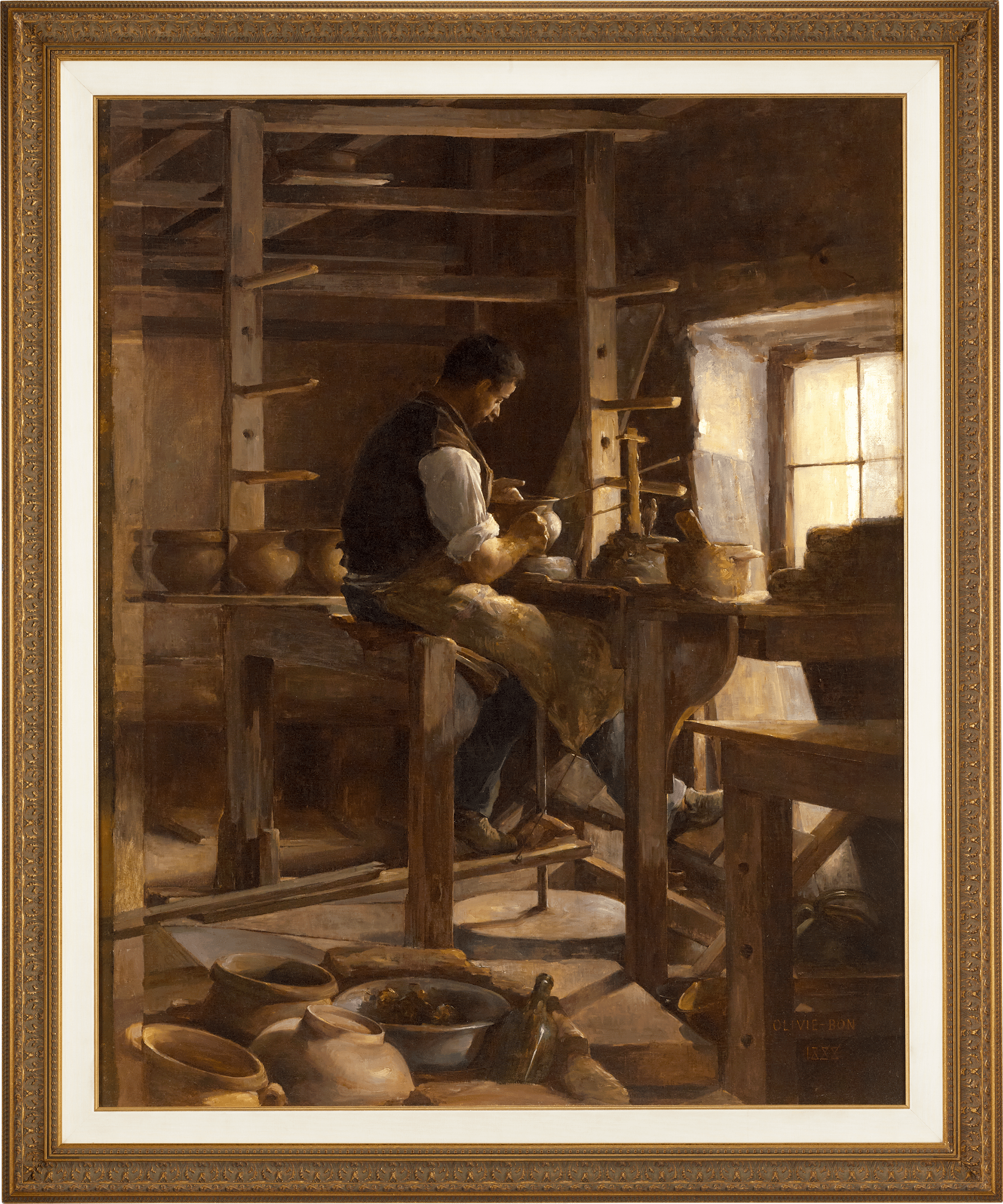 The Potter by Léon Olivié-Bon