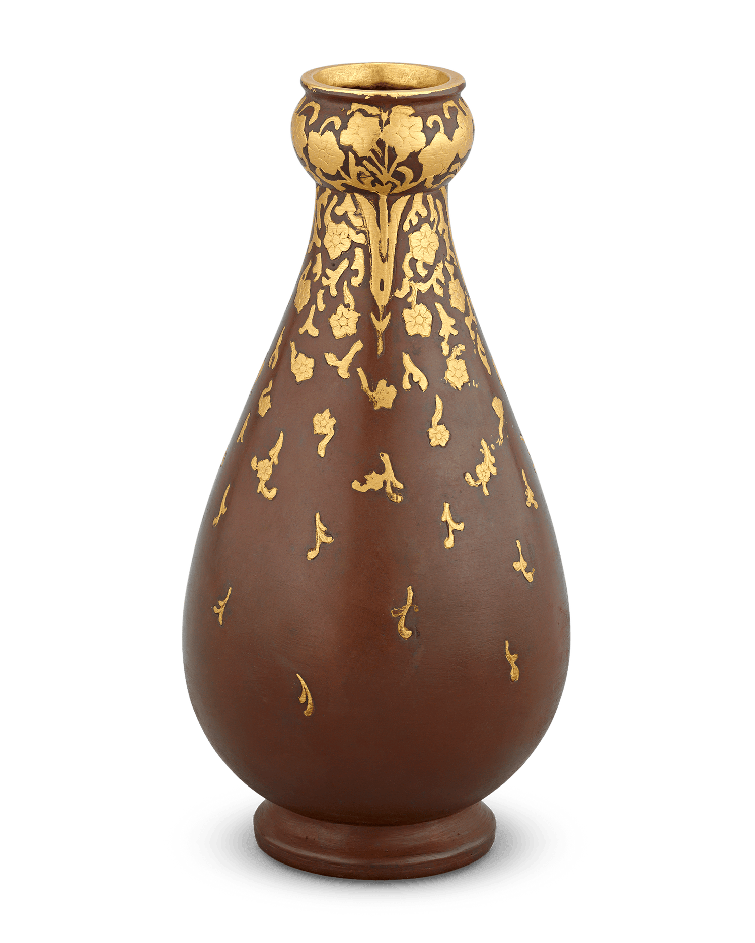 Christofle Gilt Bronze Vase