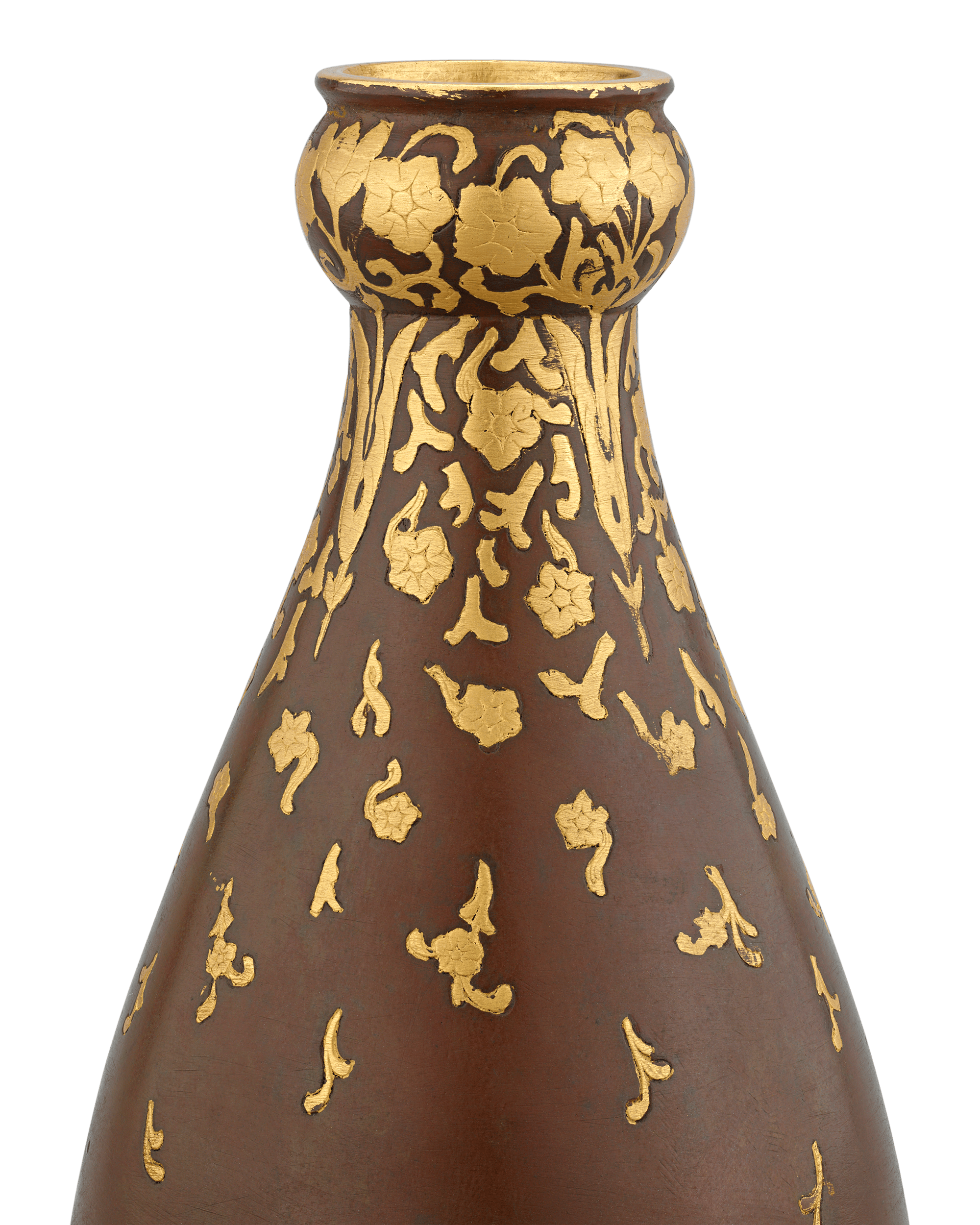 Christofle Gilt Bronze Vase