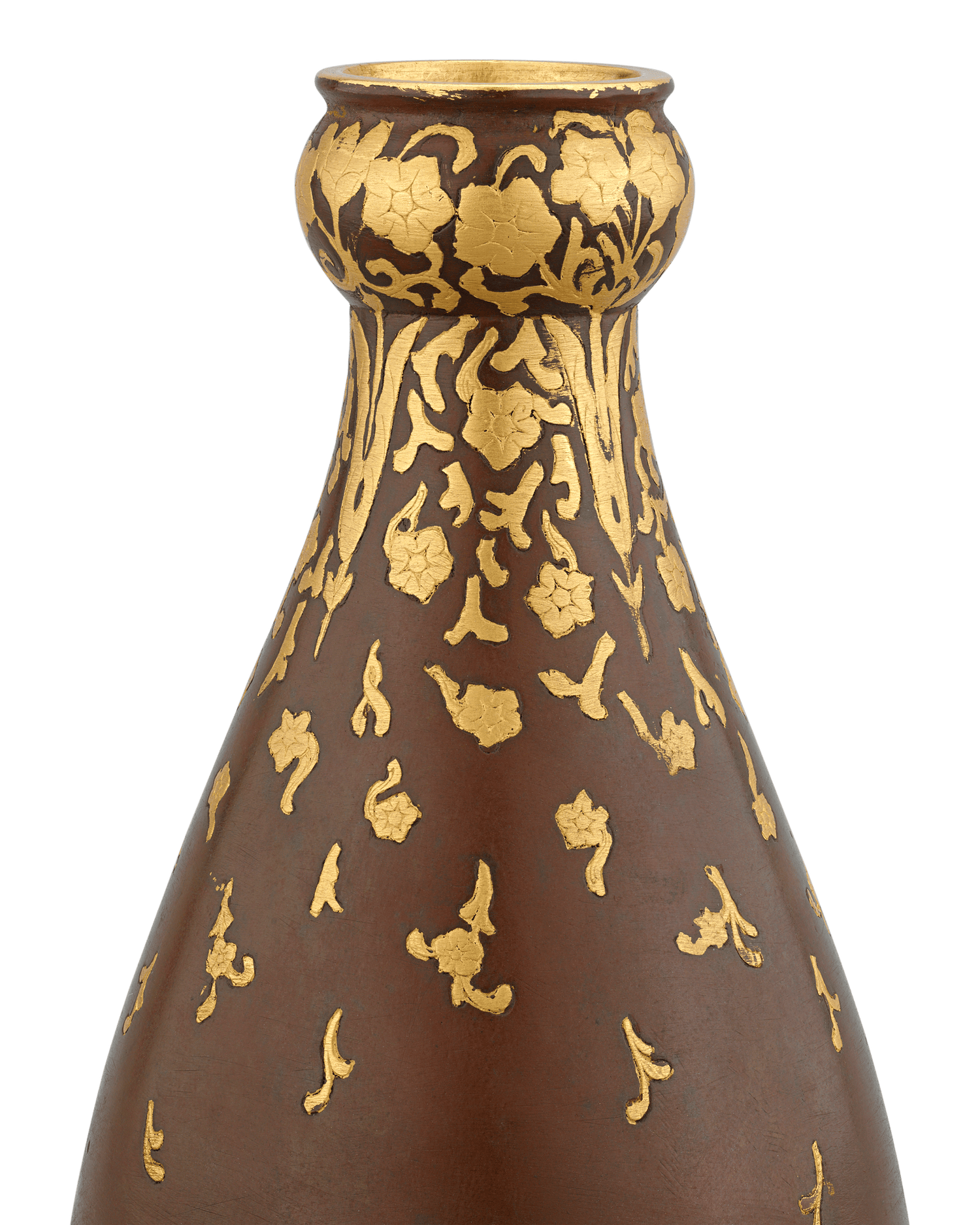 Christofle Gilt Bronze Vase