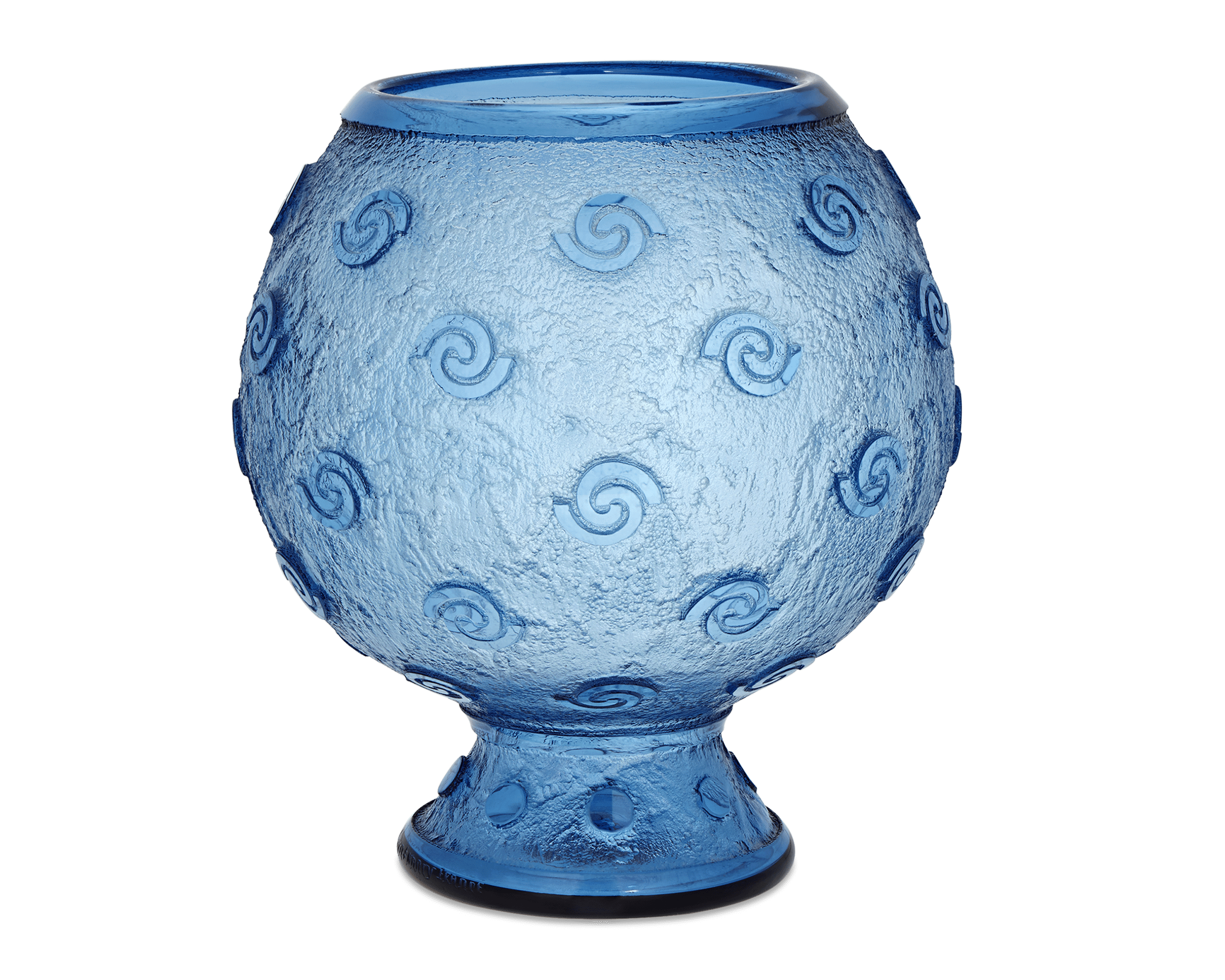 Daum Nancy Acid Etched Vase