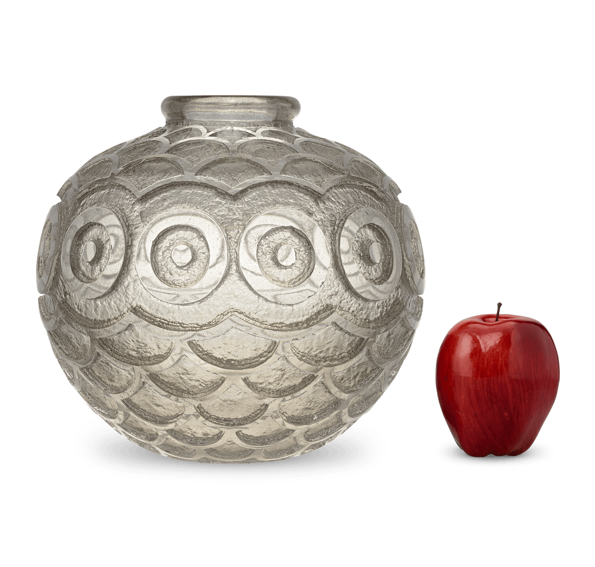 Acid Etched Vase by Daum Nancy | M.S. Rau Acid Etched Vase by Daum Nancy | M.S. Rau