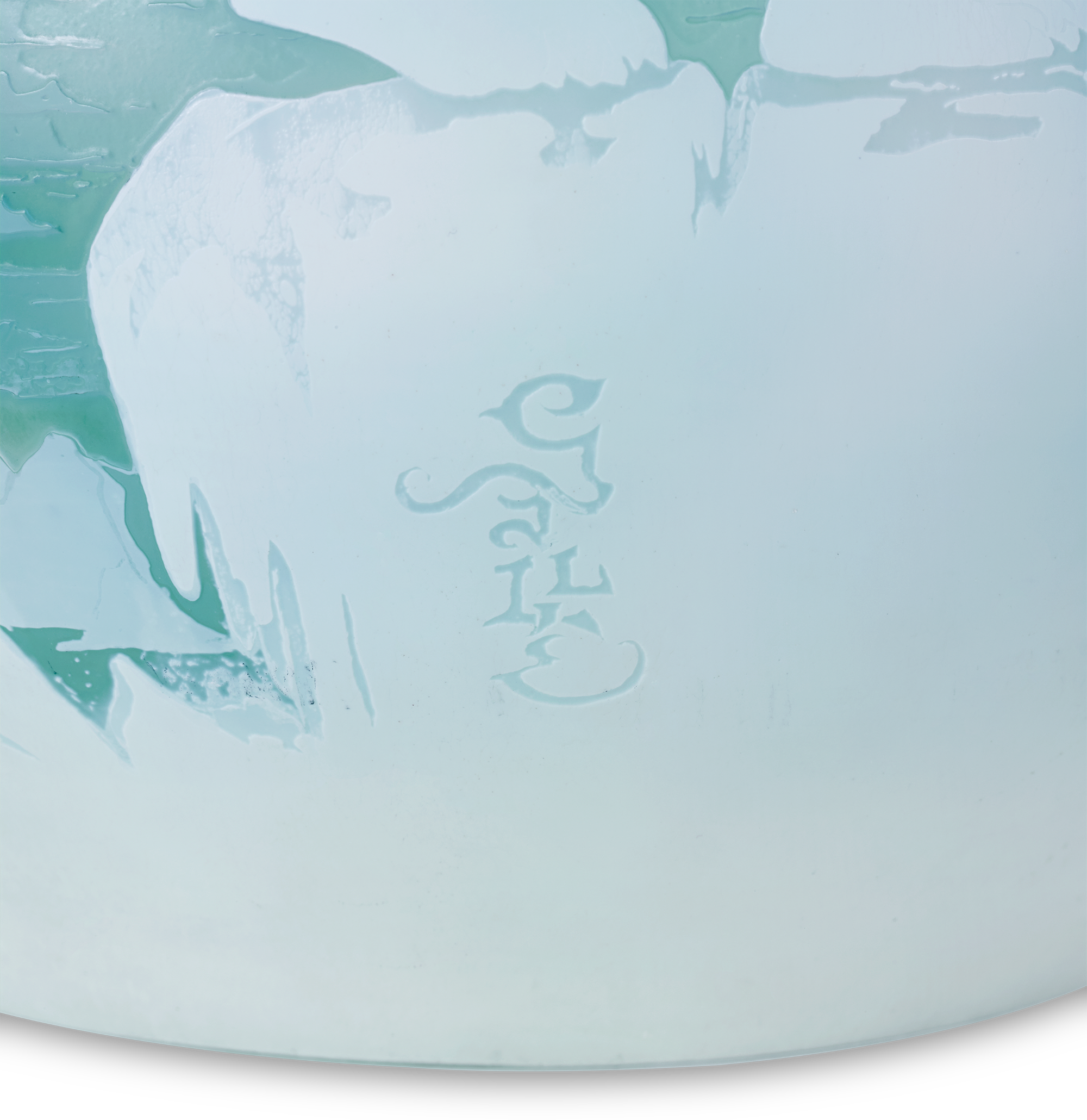 Gallé Polar Bear Vase