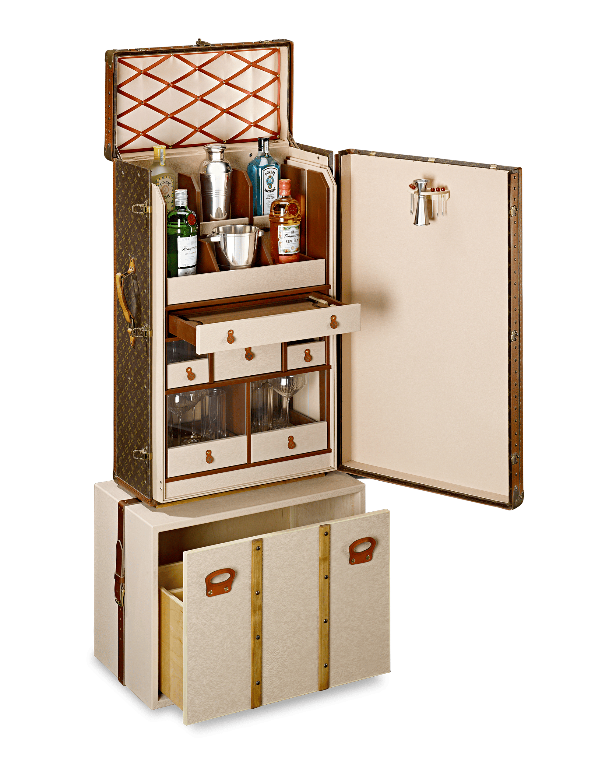 Louis Vuitton Travel Trunk with Bar