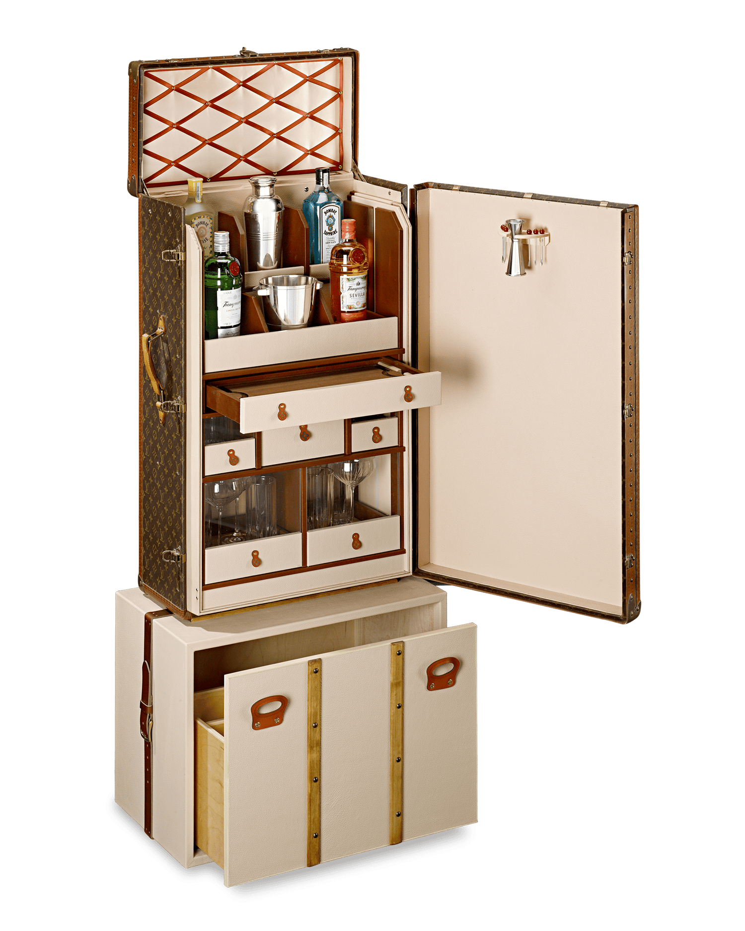 Louis Vuitton Travel Trunk with Bar