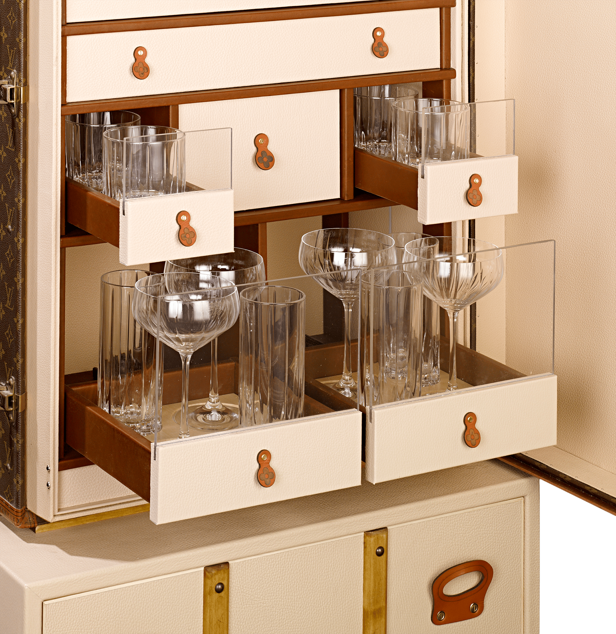 Louis Vuitton Travel Trunk with Bar