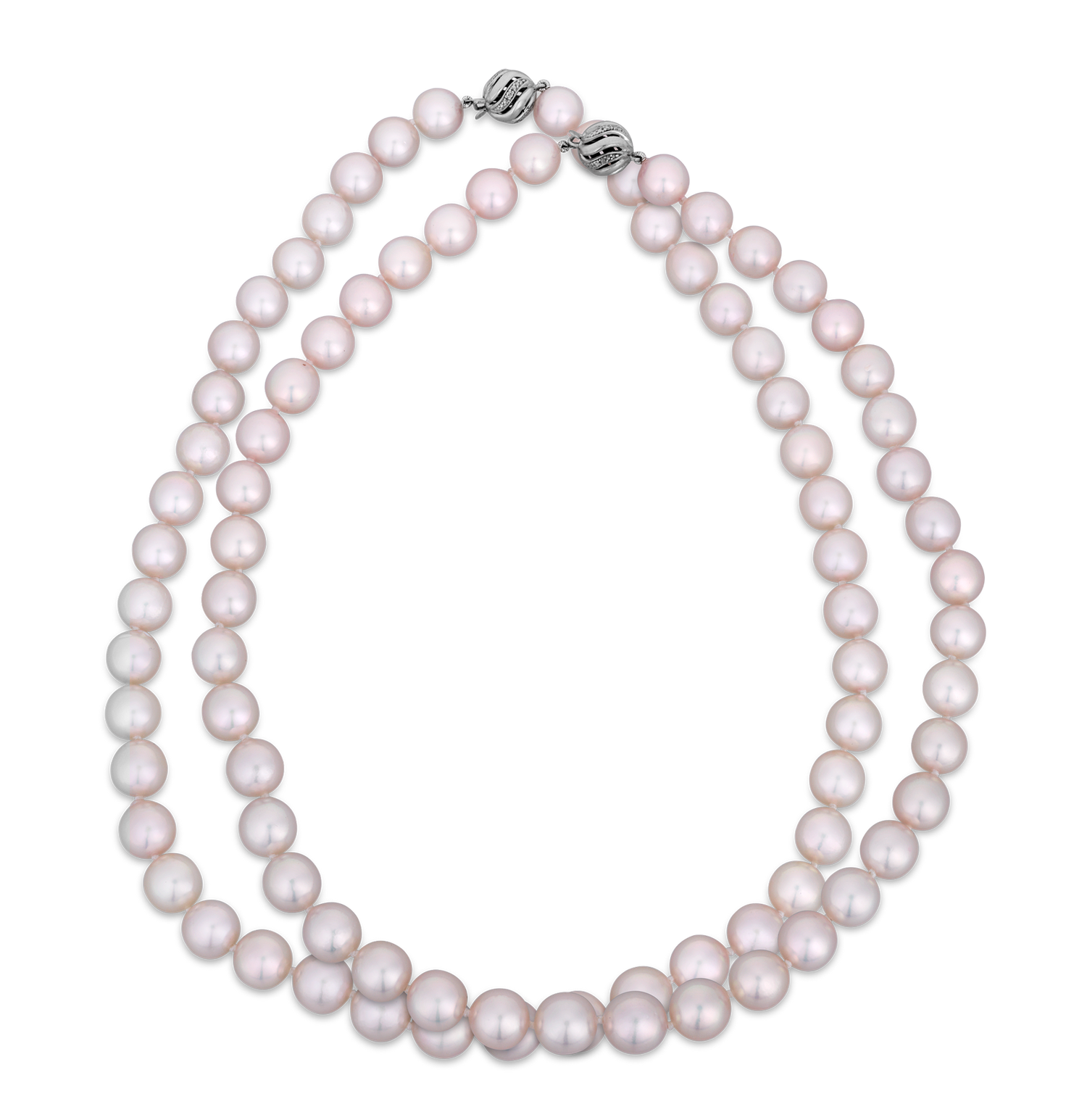 Double Strand Akoya Pearl Necklace