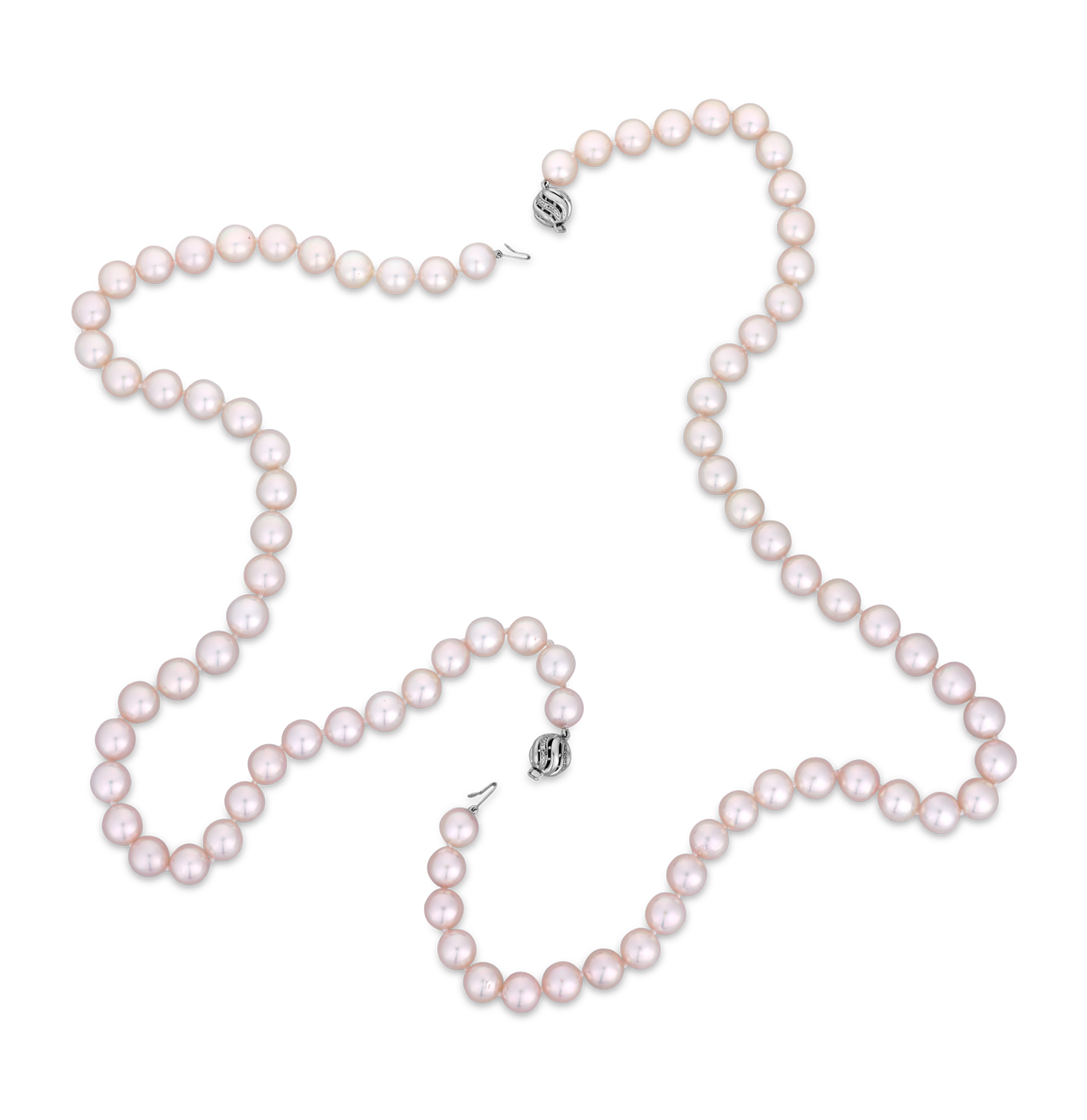 Double Strand Akoya Pearl Necklace