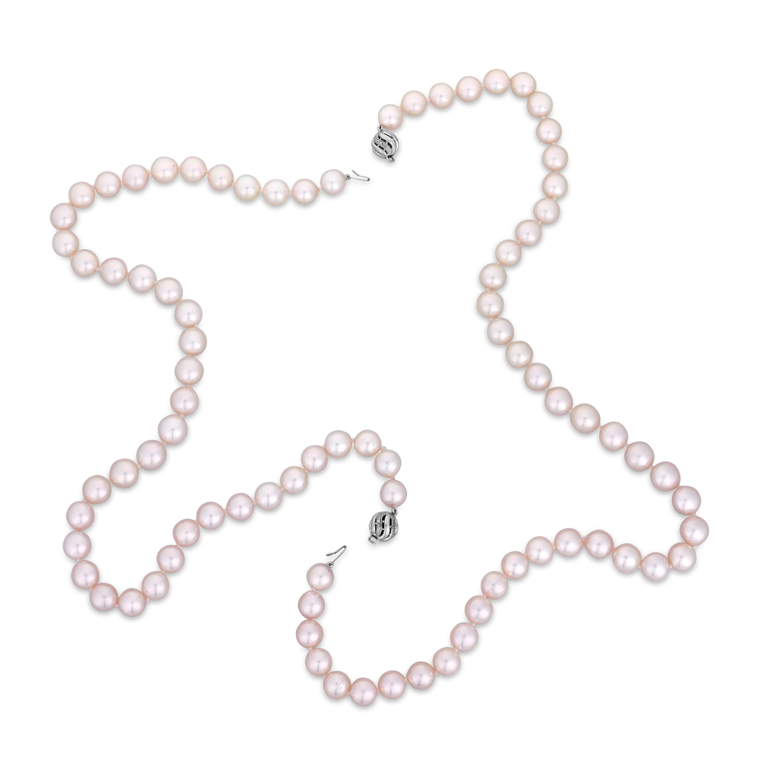 Double Strand Akoya Pearl Necklace