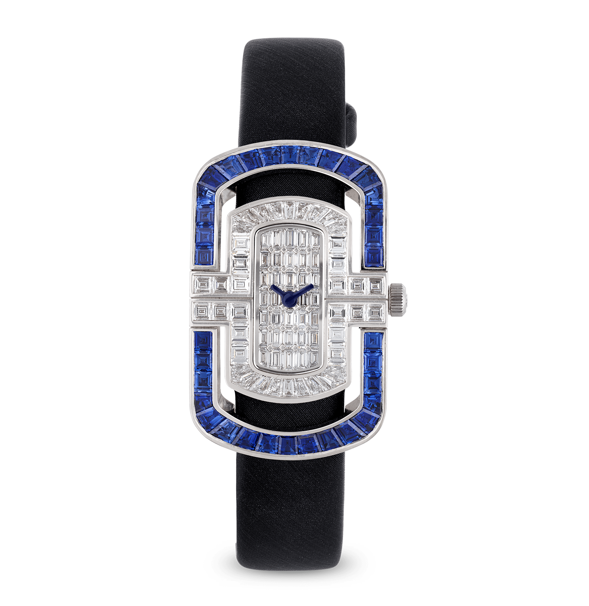 Bulgari Parentesi Sapphire and Diamond Wristwatch