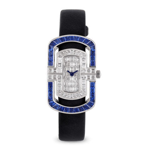 Bulgari Parentesi Sapphire and Diamond Wristwatch