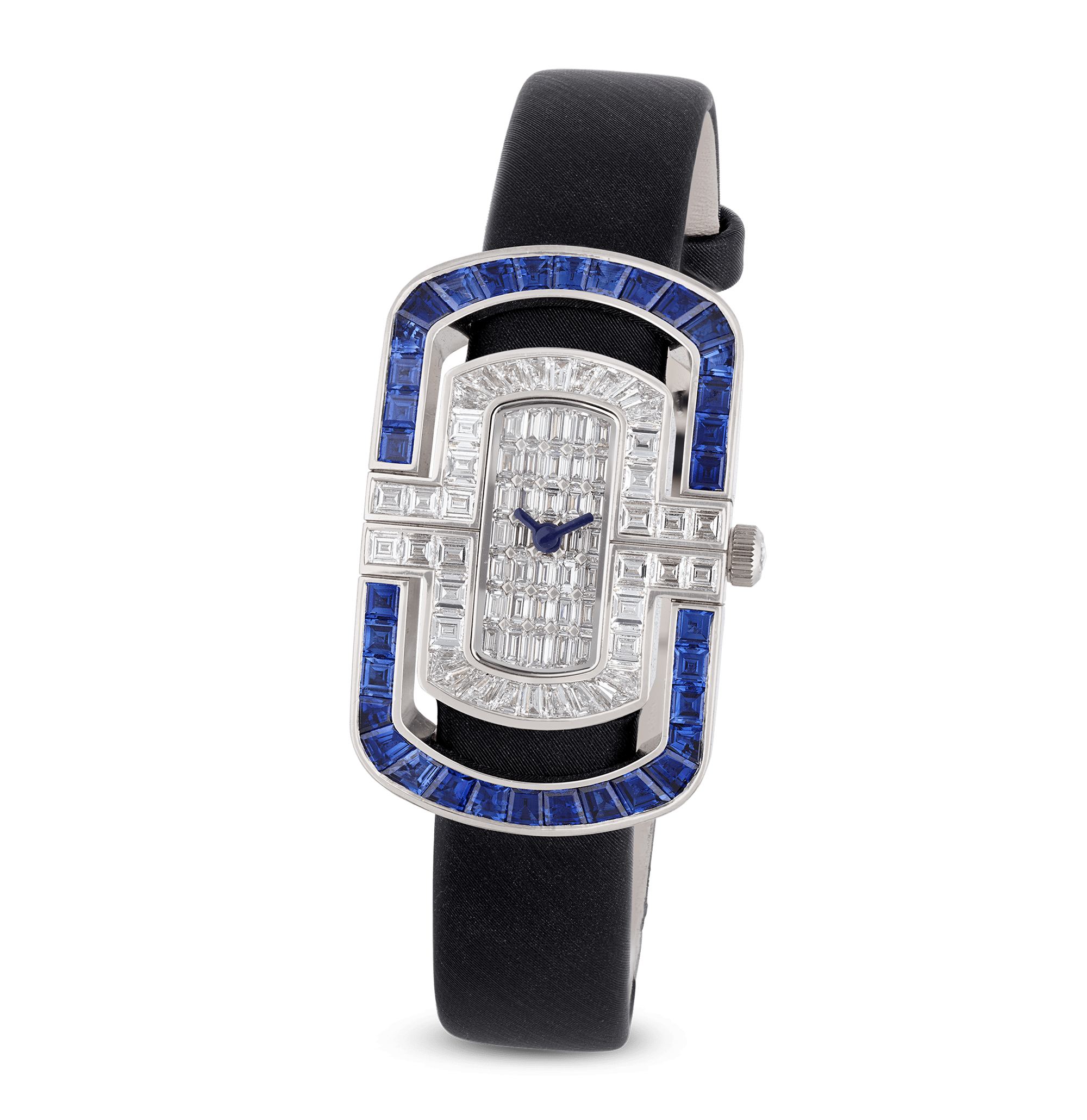 Bulgari Parentesi Sapphire and Diamond Wristwatch