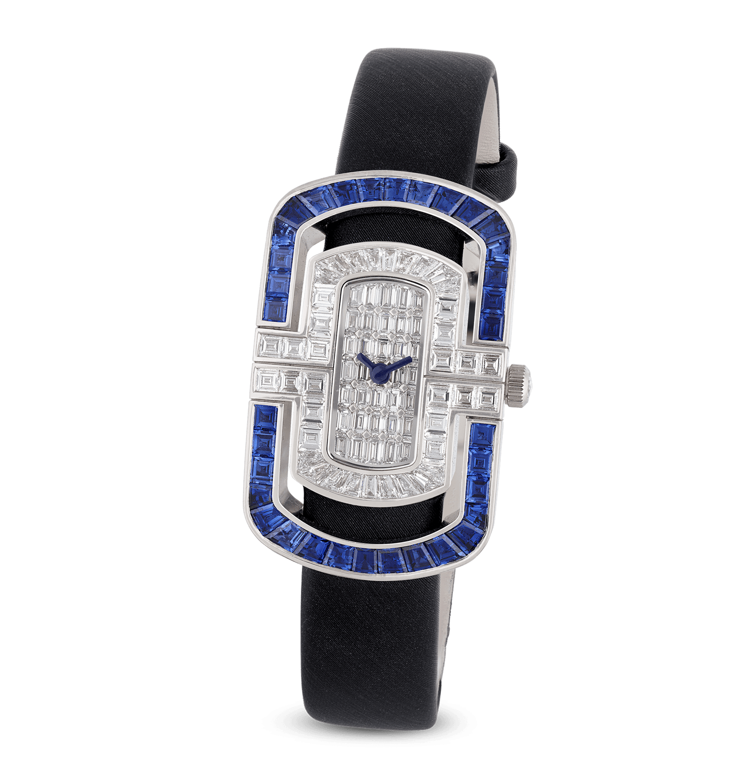 Bulgari Parentesi Sapphire and Diamond Wristwatch