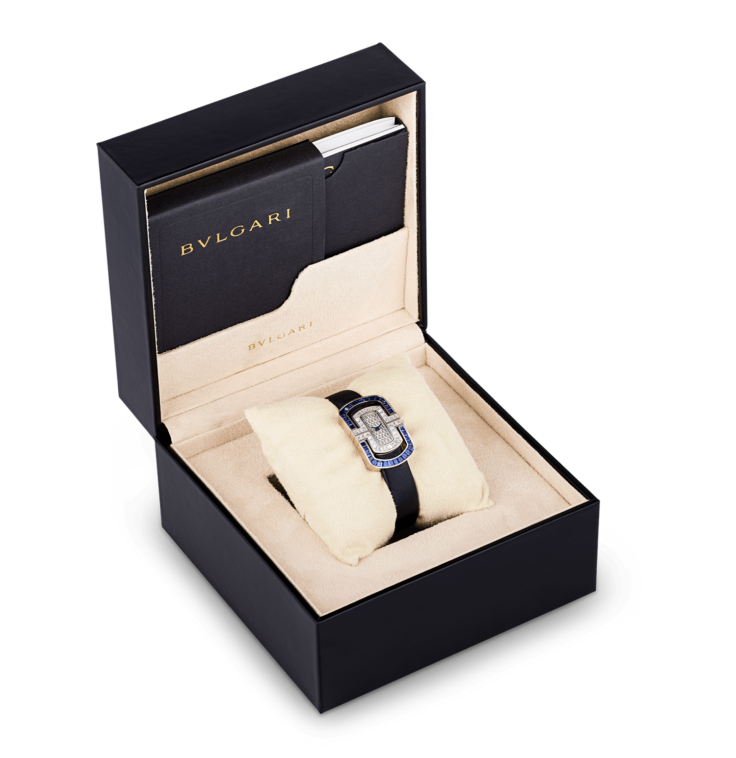 Bulgari Parentesi Sapphire and Diamond Wristwatch