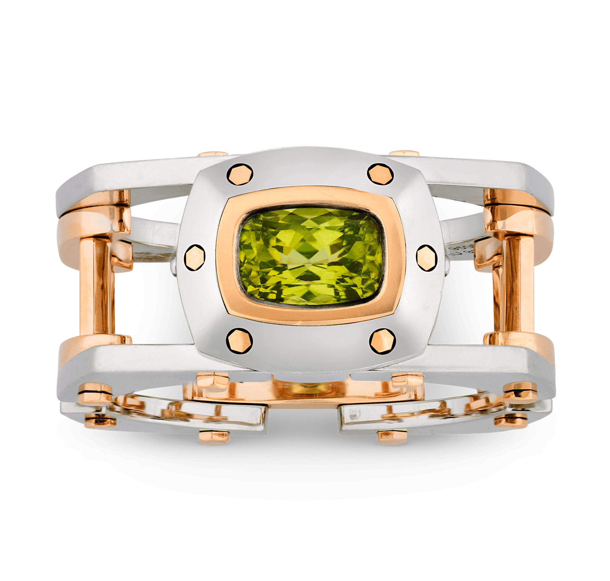 Interstellar Peridot Ring, 1.11 carats