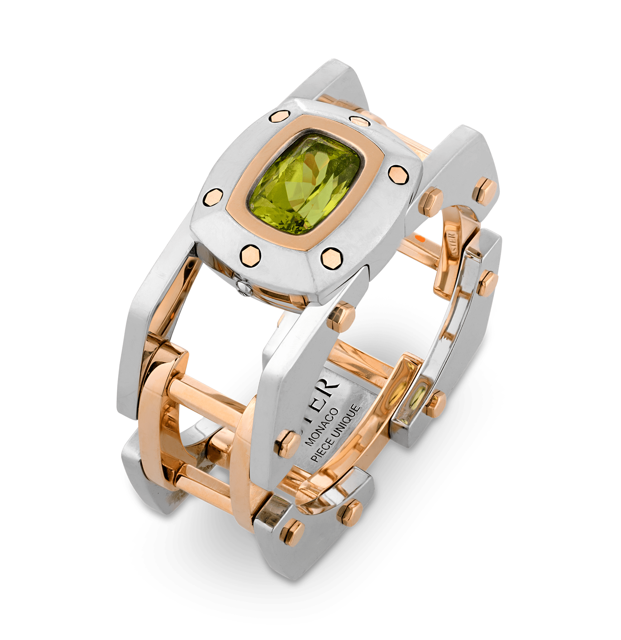 Interstellar Peridot Ring, 1.11 carats