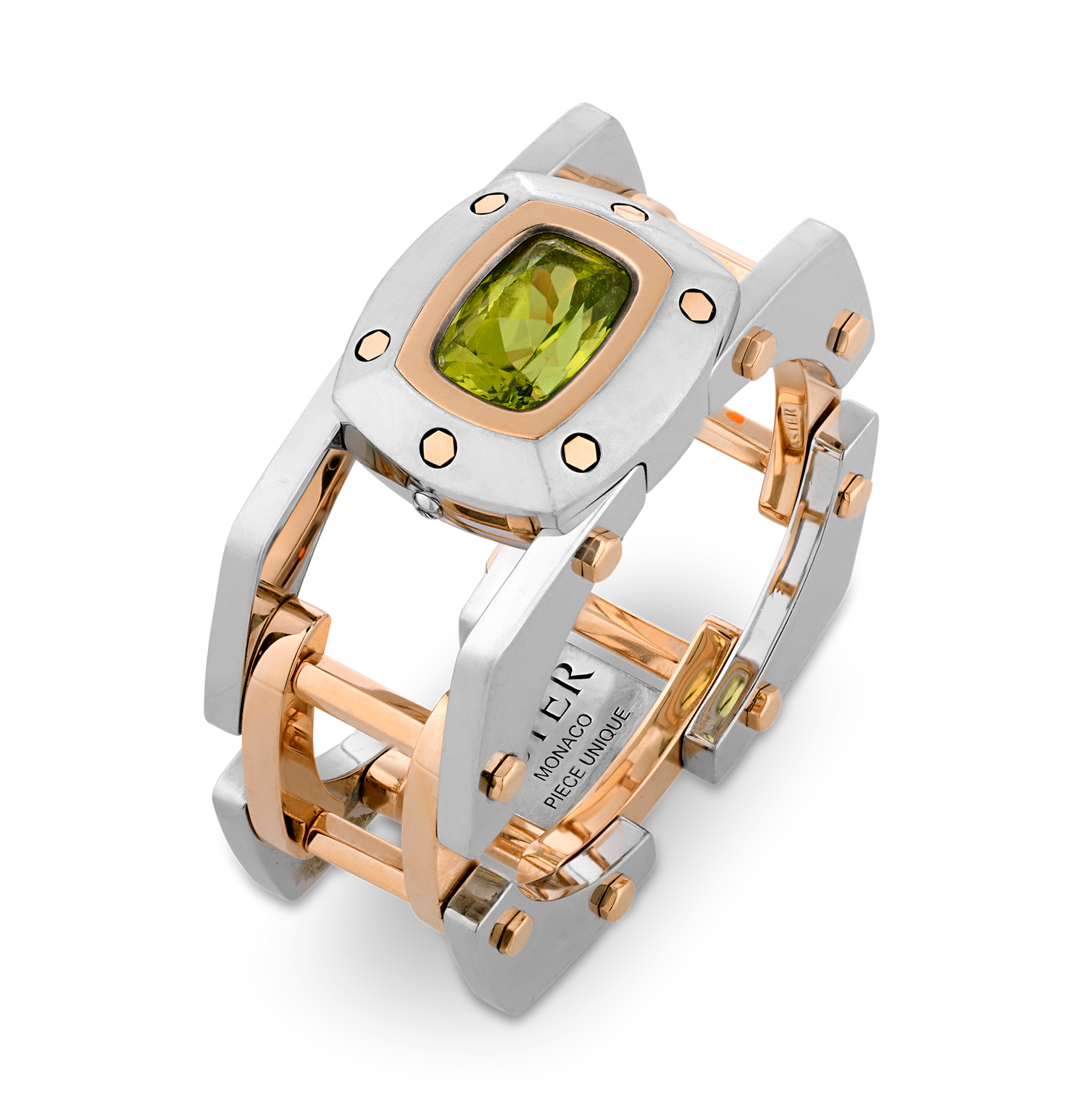 Interstellar Peridot Ring, 1.11 carats