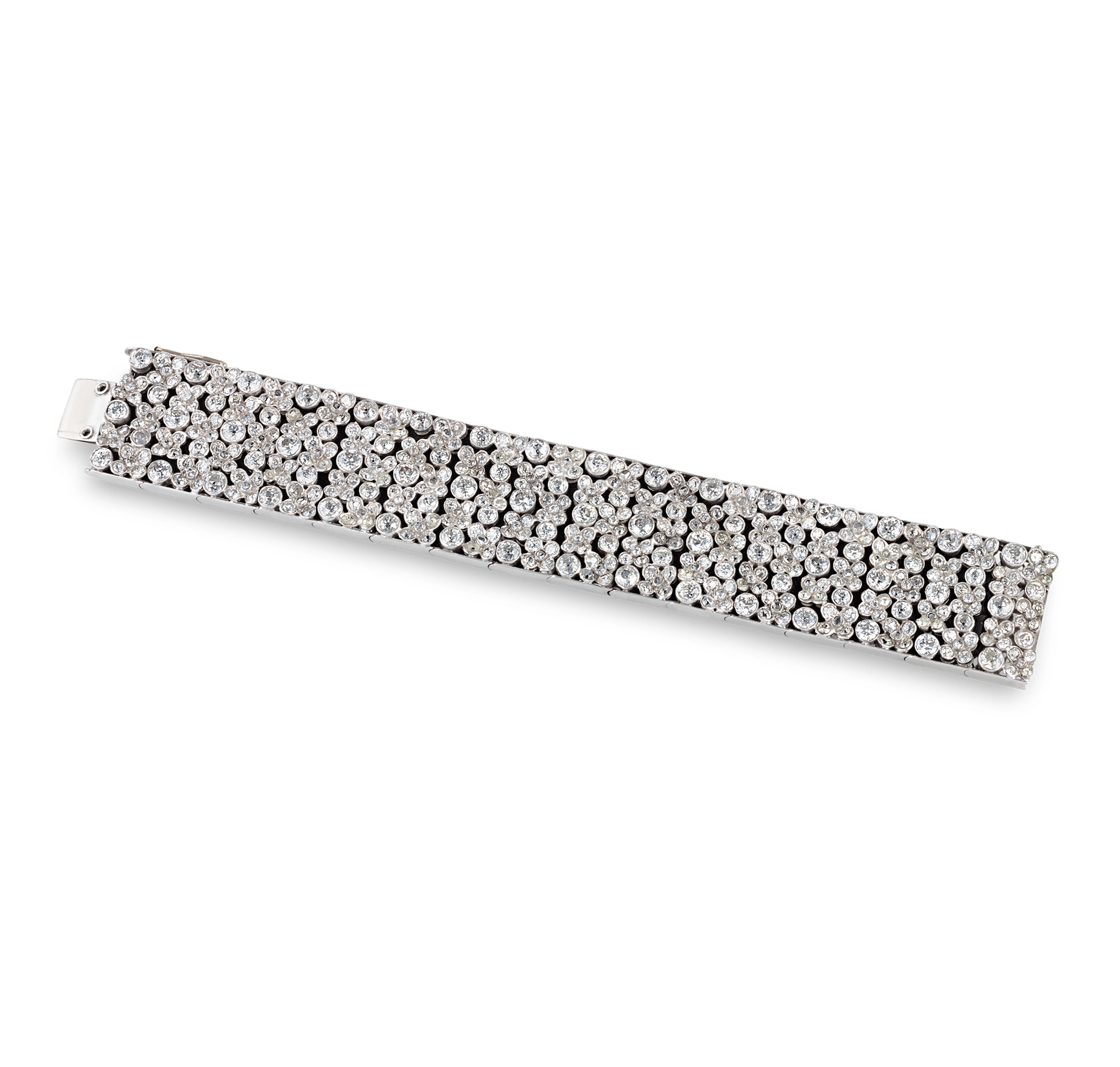 Edwardian Diamond Bracelet, 65.00 carats