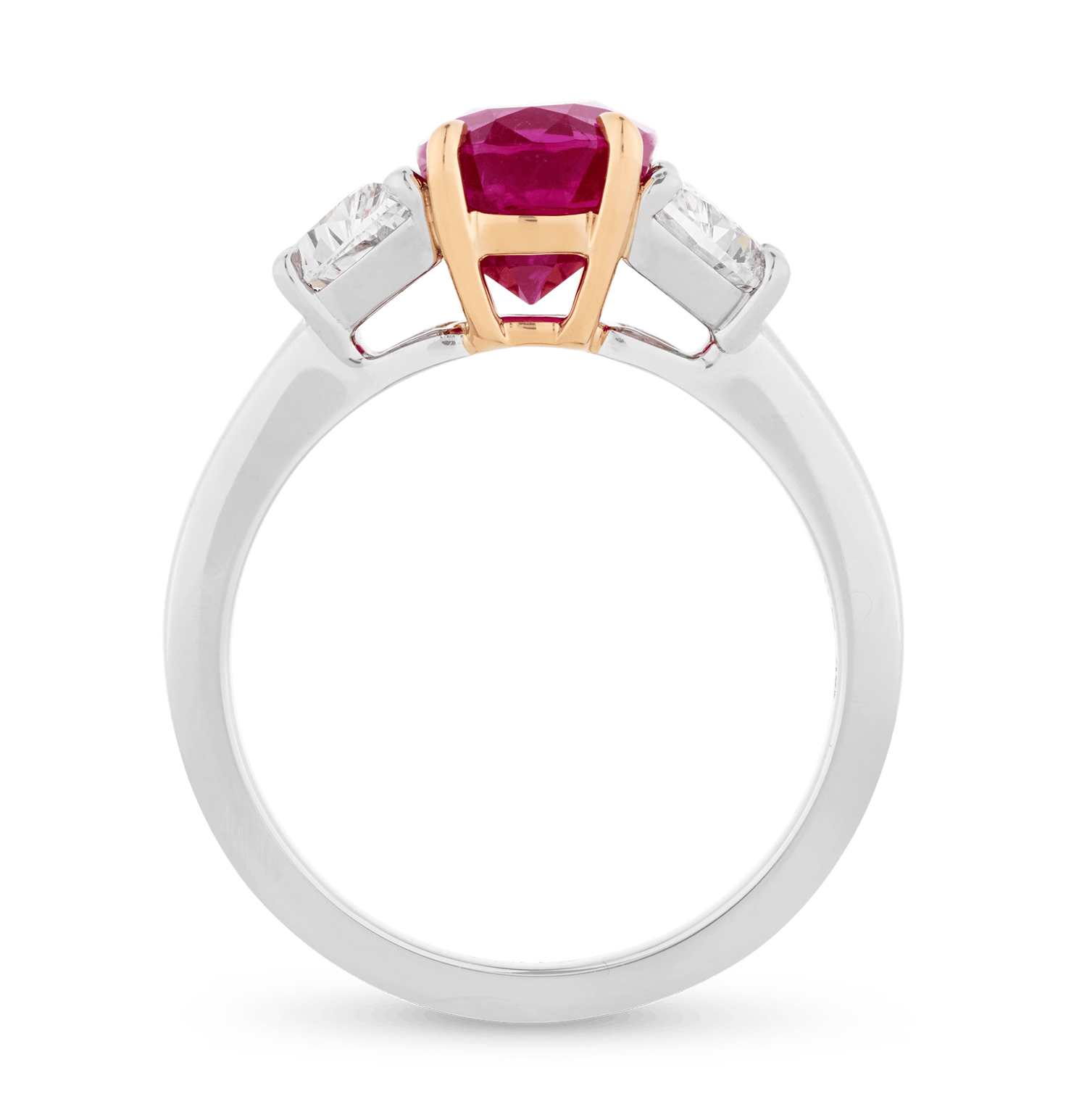 Unheated Burma Ruby Ring, 2.45 carats