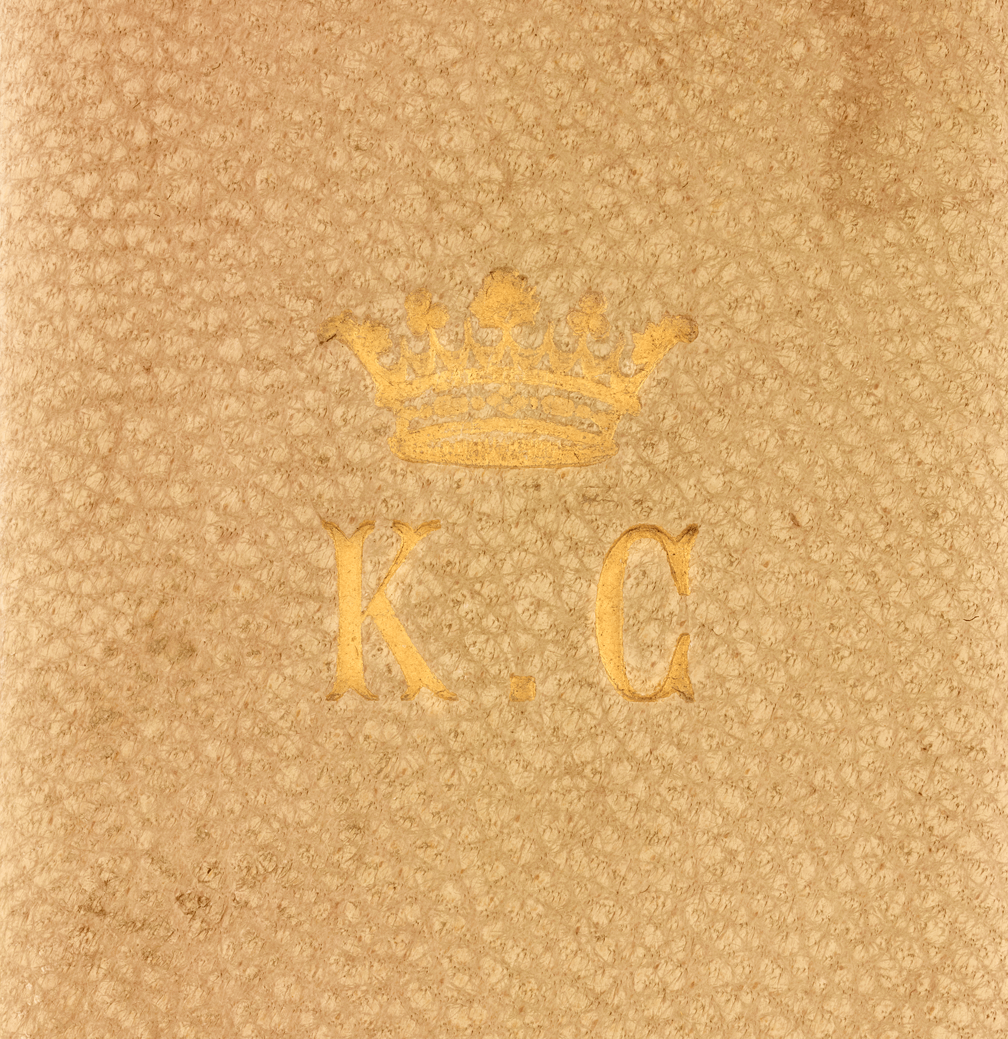 Gold Carnelian Armorial Seal with Agate Handle