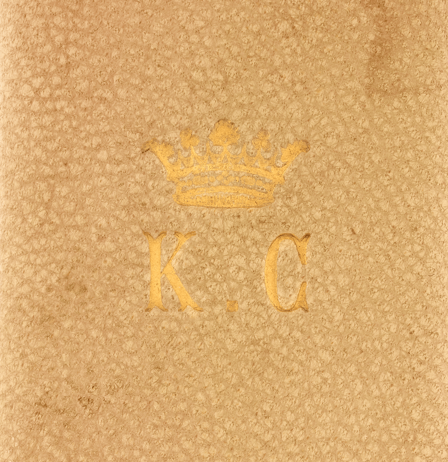 Gold Carnelian Armorial Seal with Agate Handle