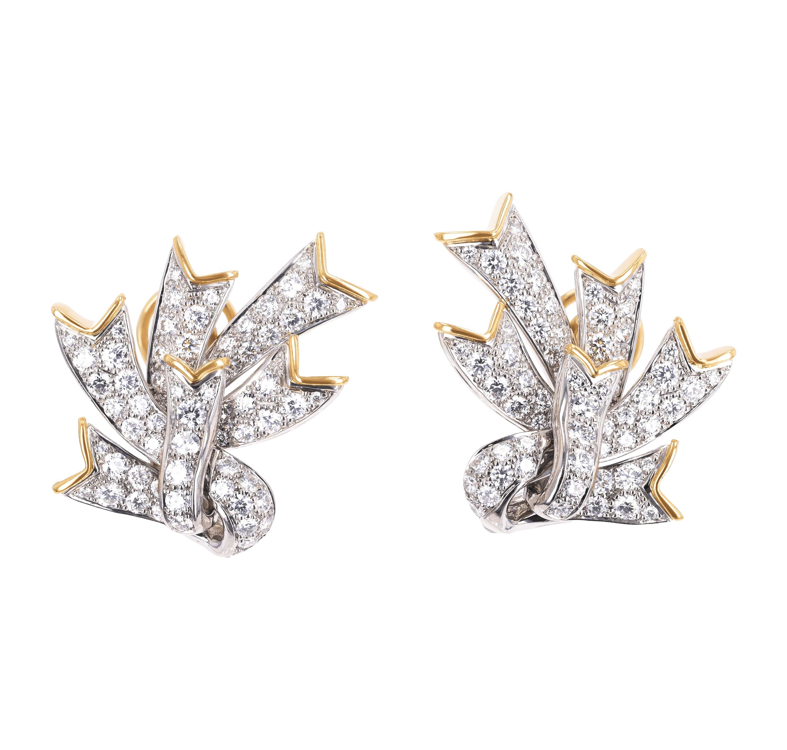 Tiffany & Co. Diamond Earrings, 4.00 Carats