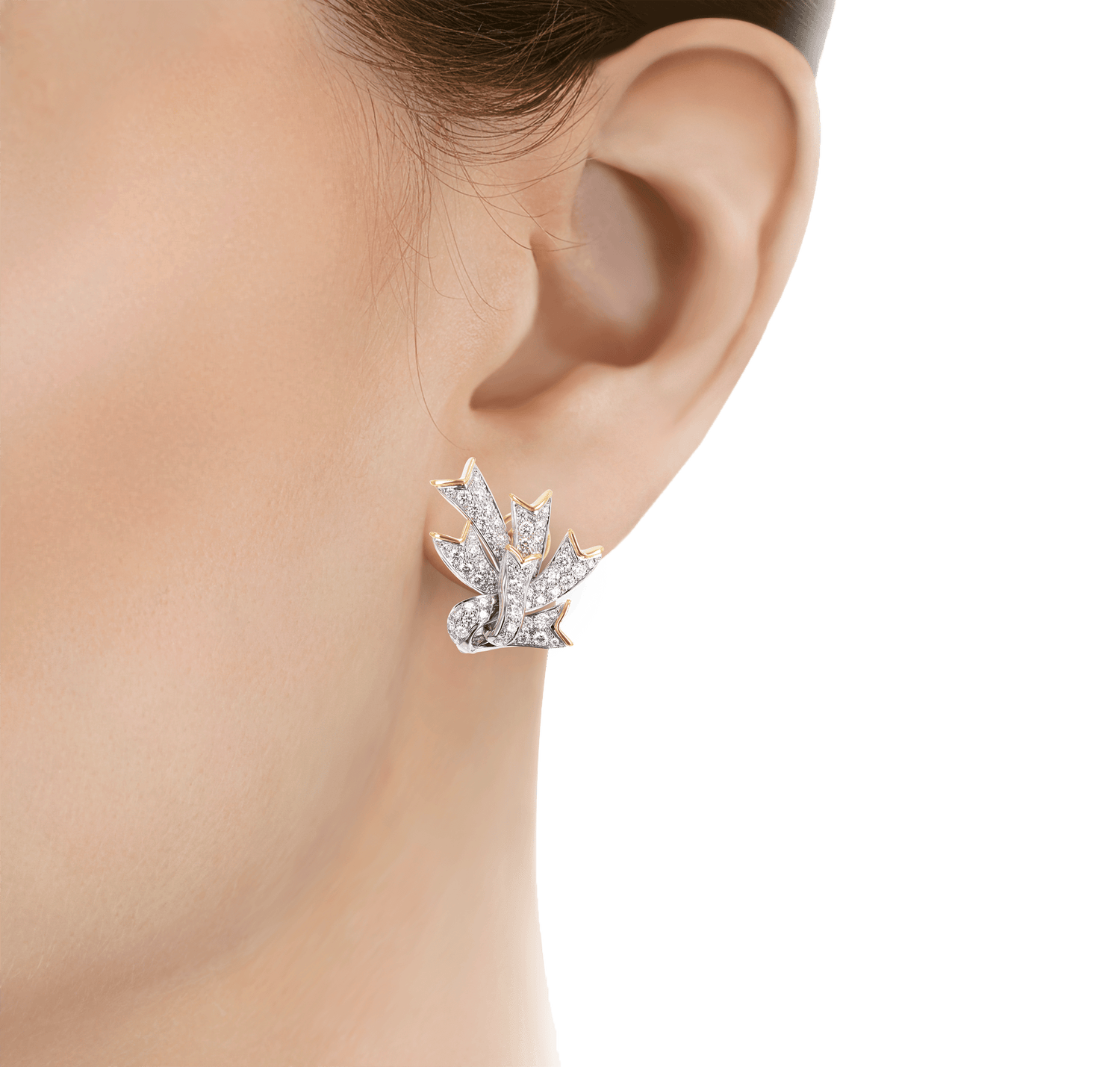 Tiffany & Co. Diamond Earrings, 4.00 Carats