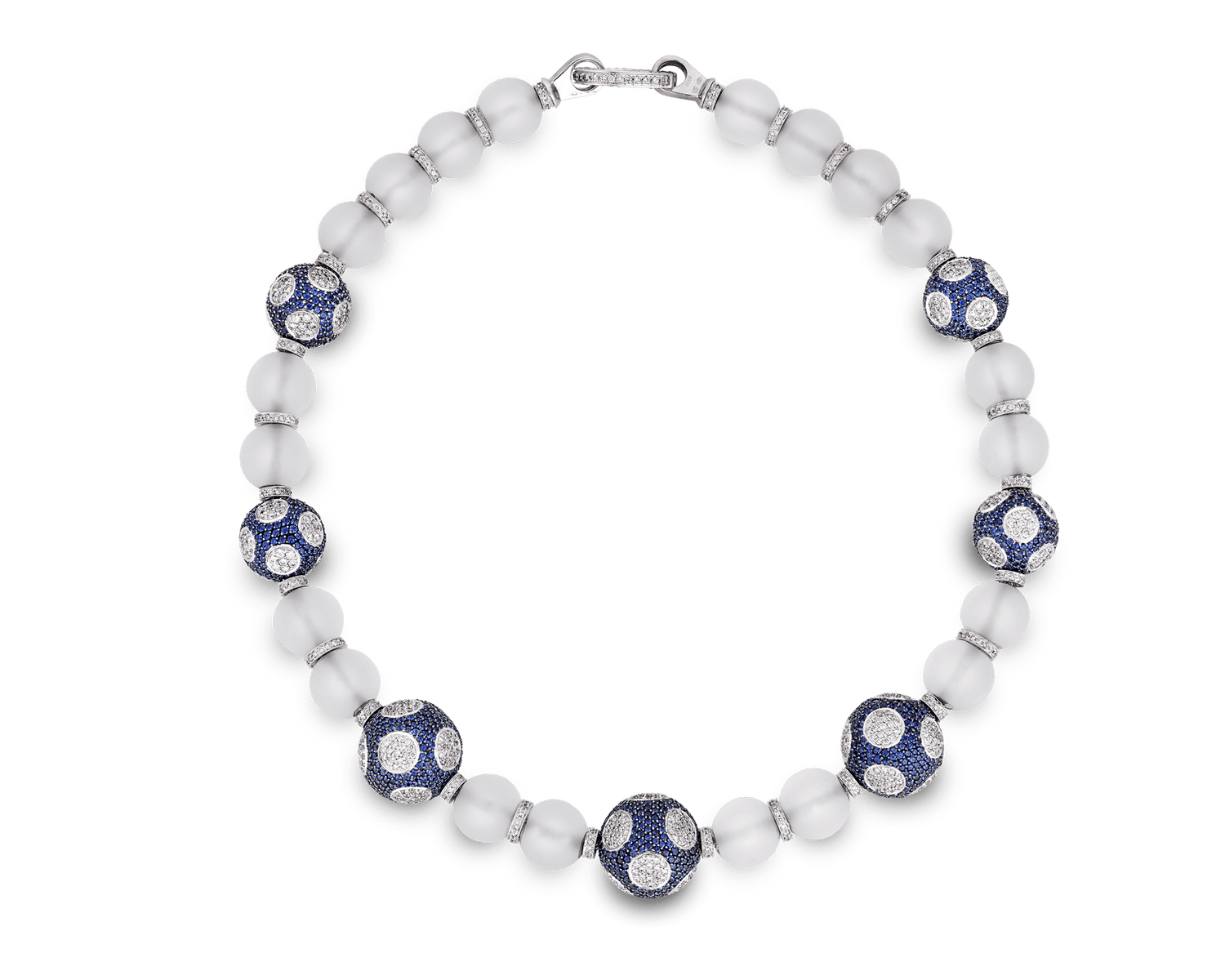 Bulgari Enigma Sapphire and Diamond Necklace