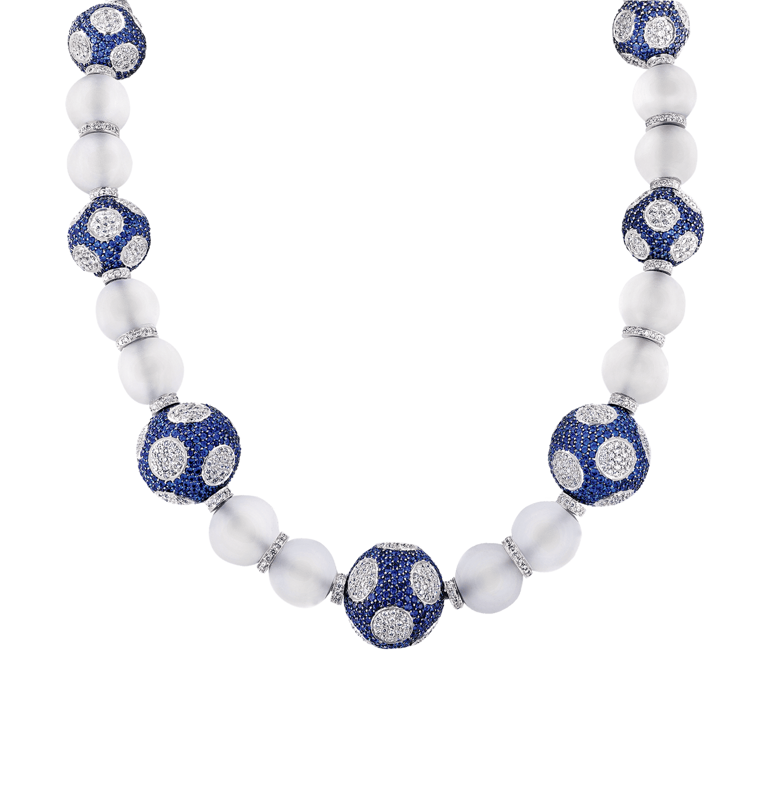 Bulgari Enigma Sapphire and Diamond Necklace