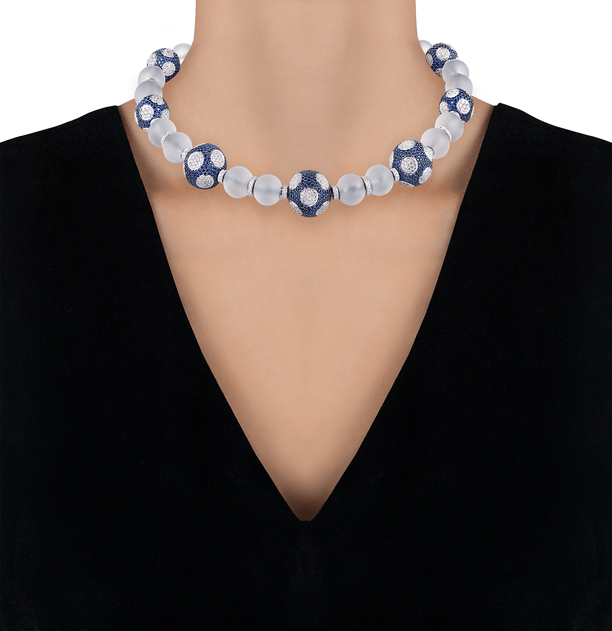 Bulgari Enigma Sapphire and Diamond Necklace