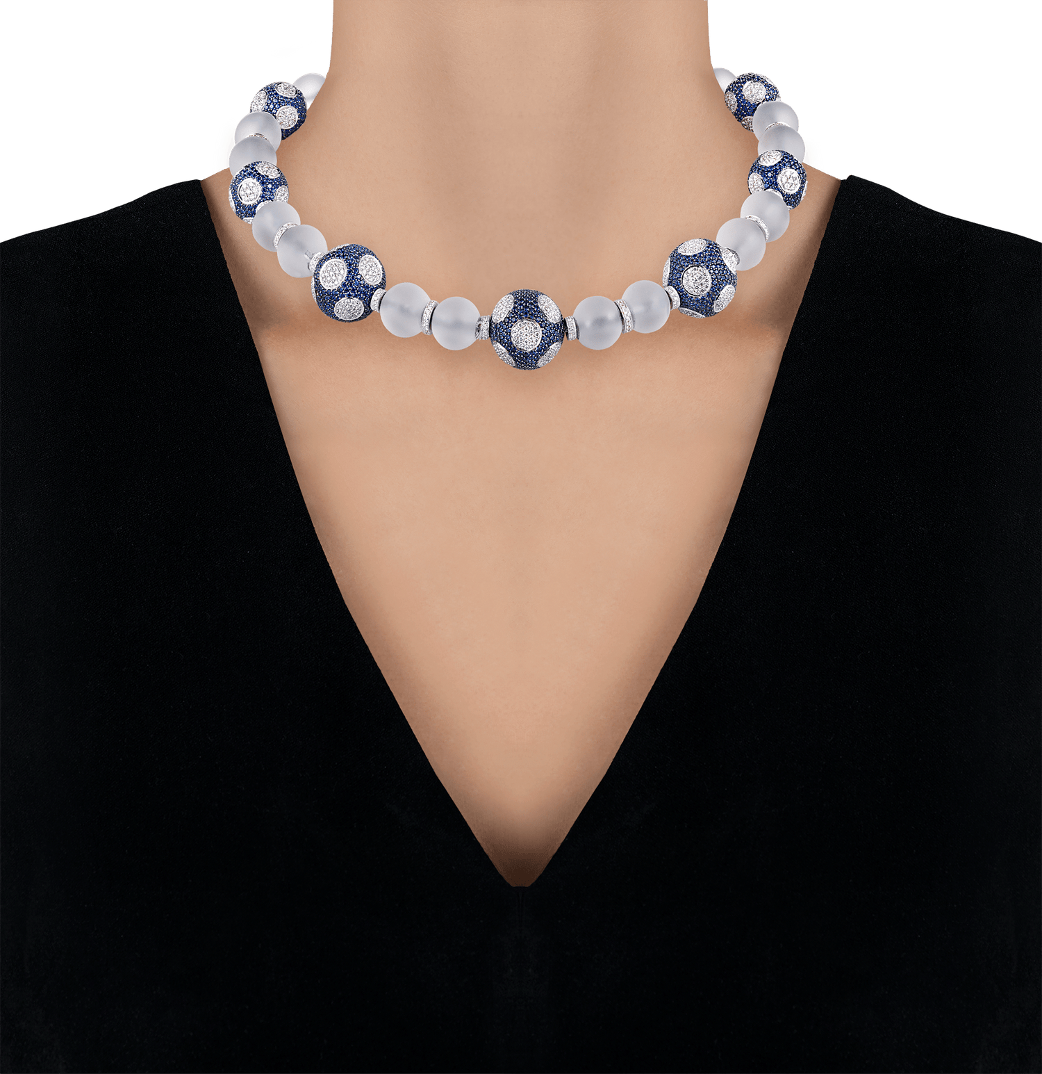 Bulgari Enigma Sapphire and Diamond Necklace