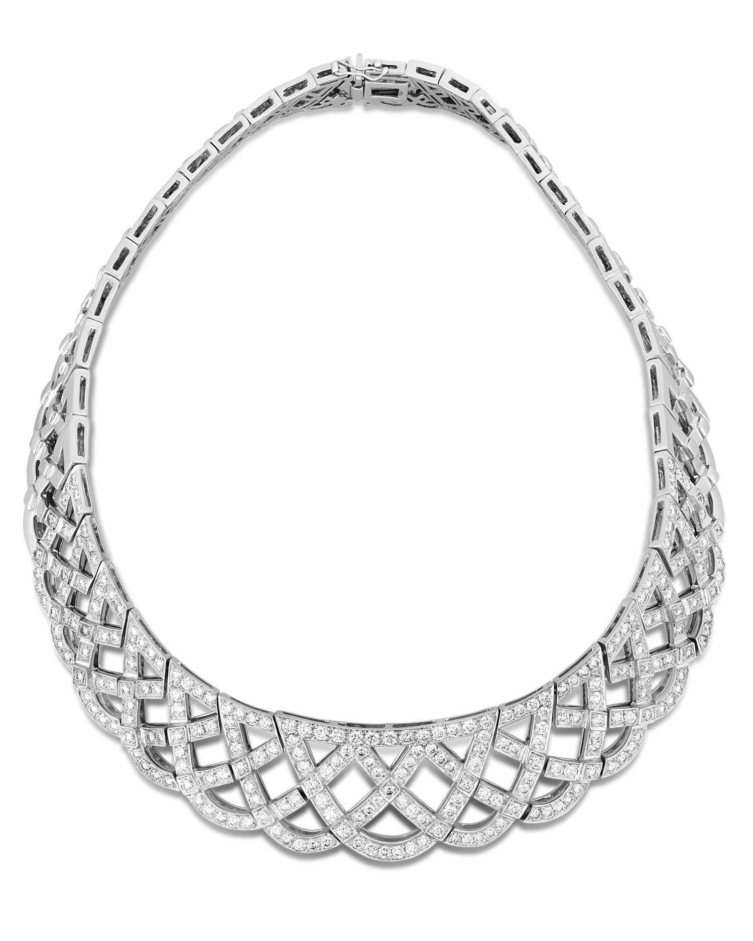 Hans D. Krieger Diamond and Gold Necklace, 16.84 carats