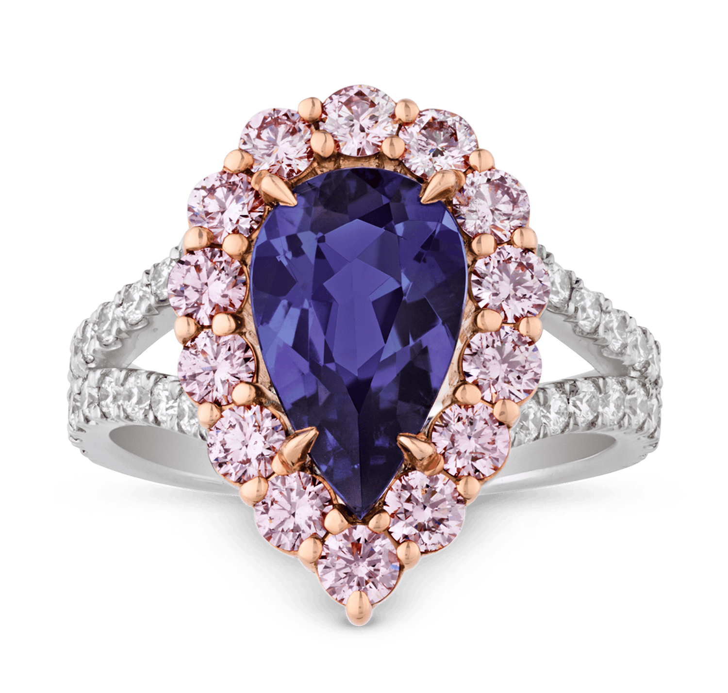 Unheated Brazilian Paraiba Tourmaline Ring, 2.30 Carats