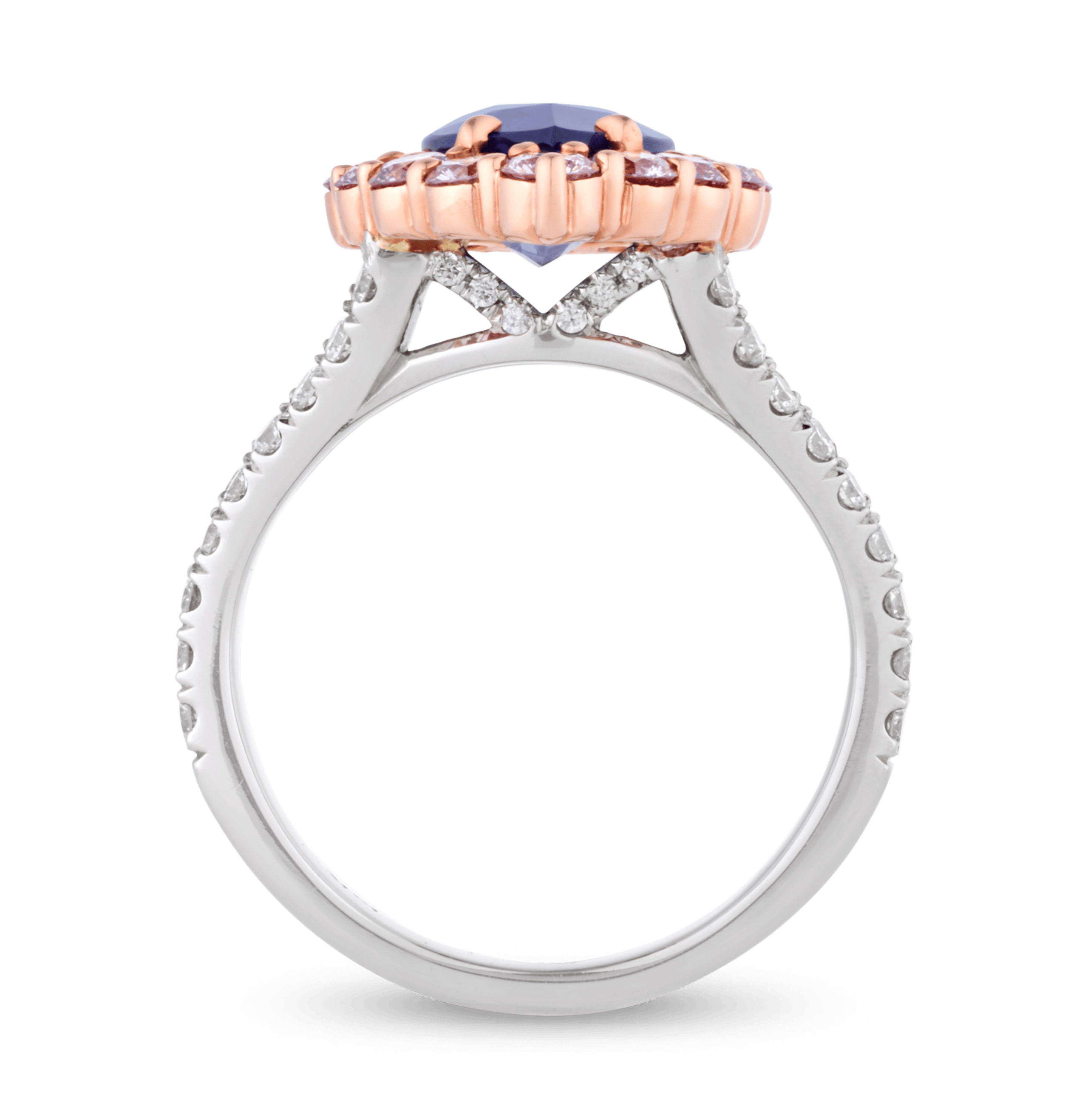 Unheated Brazilian Paraiba Tourmaline Ring, 2.30 Carats