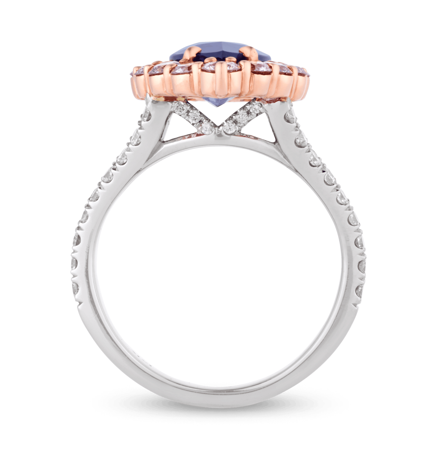 Unheated Brazilian Paraiba Tourmaline Ring, 2.30 Carats