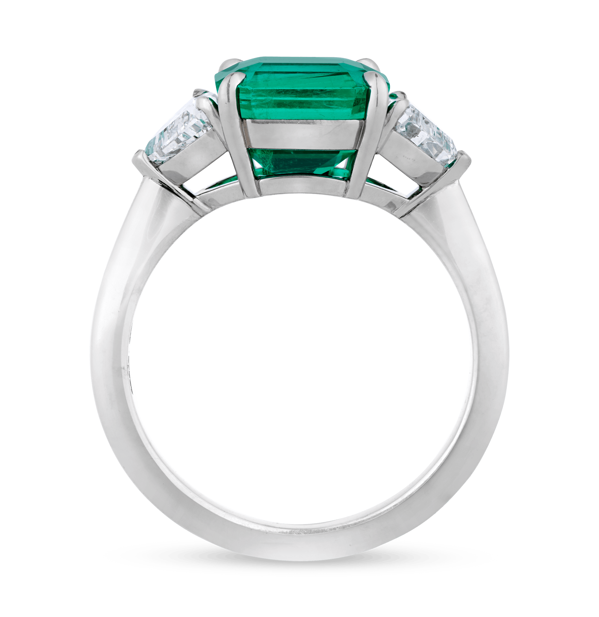 Untreated Colombian Emerald Ring, 3.05 Carats