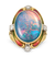 Louis Comfort Tiffany Black Opal Ring, 5.50 carats