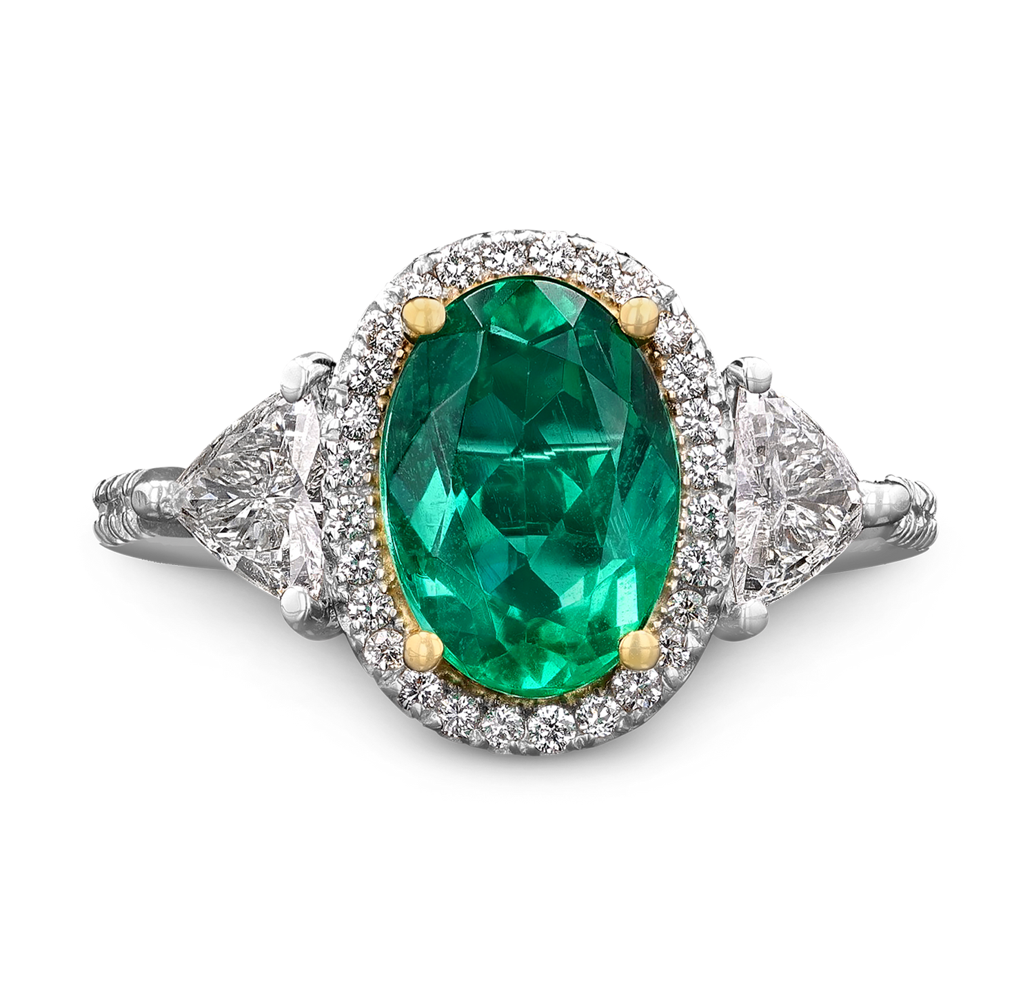 Oval Emerald Ring, 2.01 carats