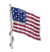 Oscar Heyman Ruby, Sapphire and Diamond American Flag Brooch