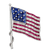 Oscar Heyman Ruby, Sapphire and Diamond American Flag Brooch