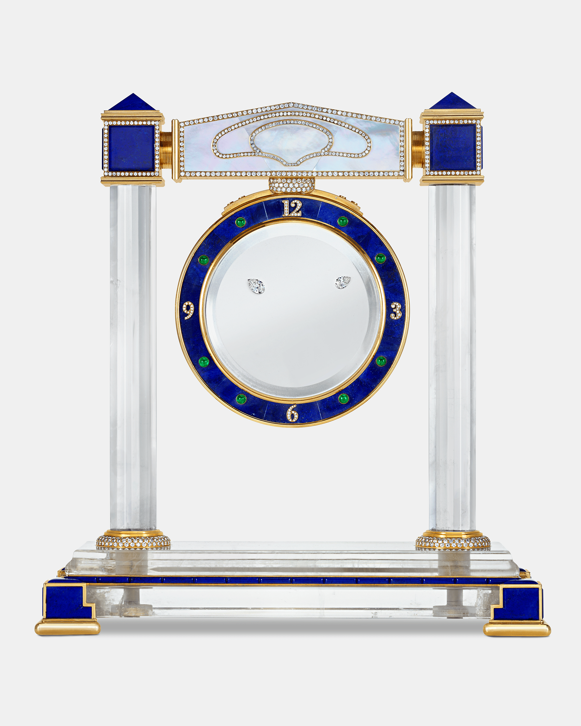 Floating Diamond Mystery Clock | M.S. Rau