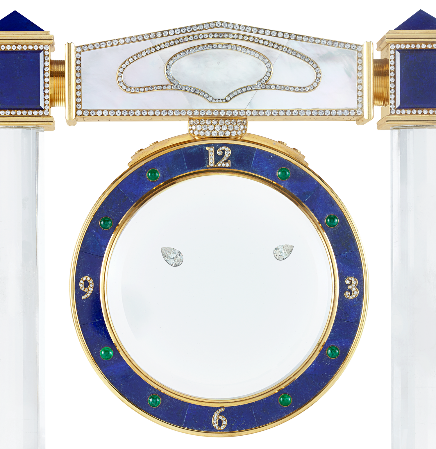 Floating Diamond Mystery Clock