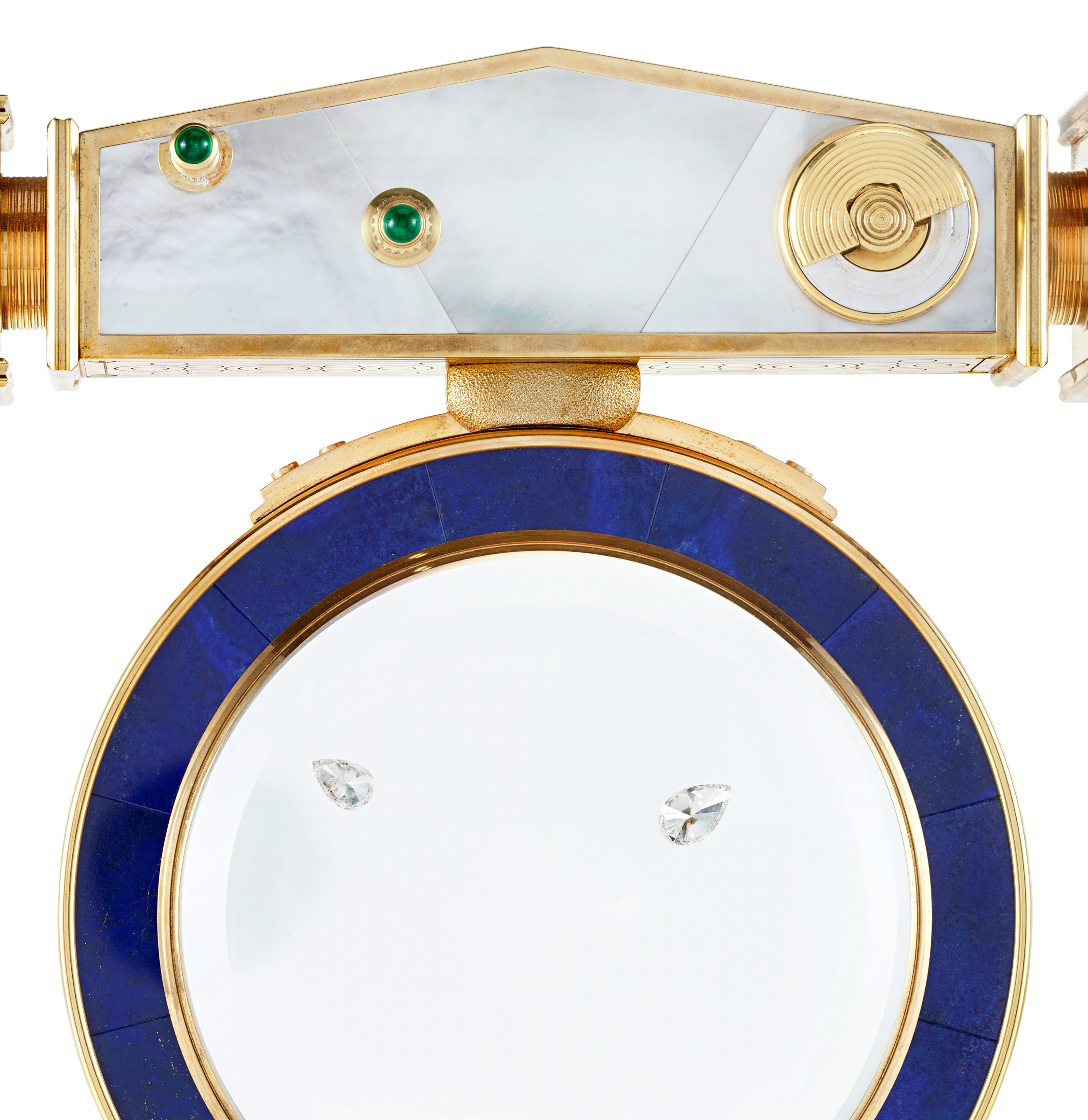 Floating Diamond Mystery Clock