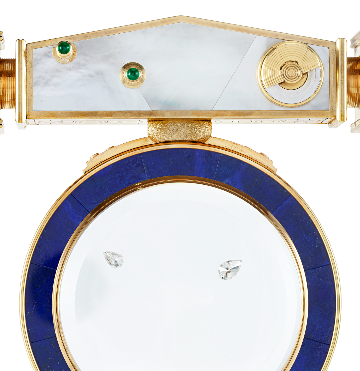 Floating Diamond Mystery Clock