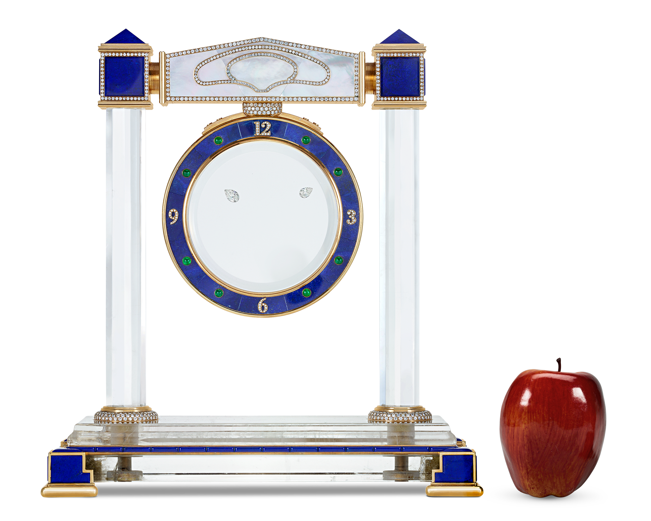 Floating Diamond Mystery Clock